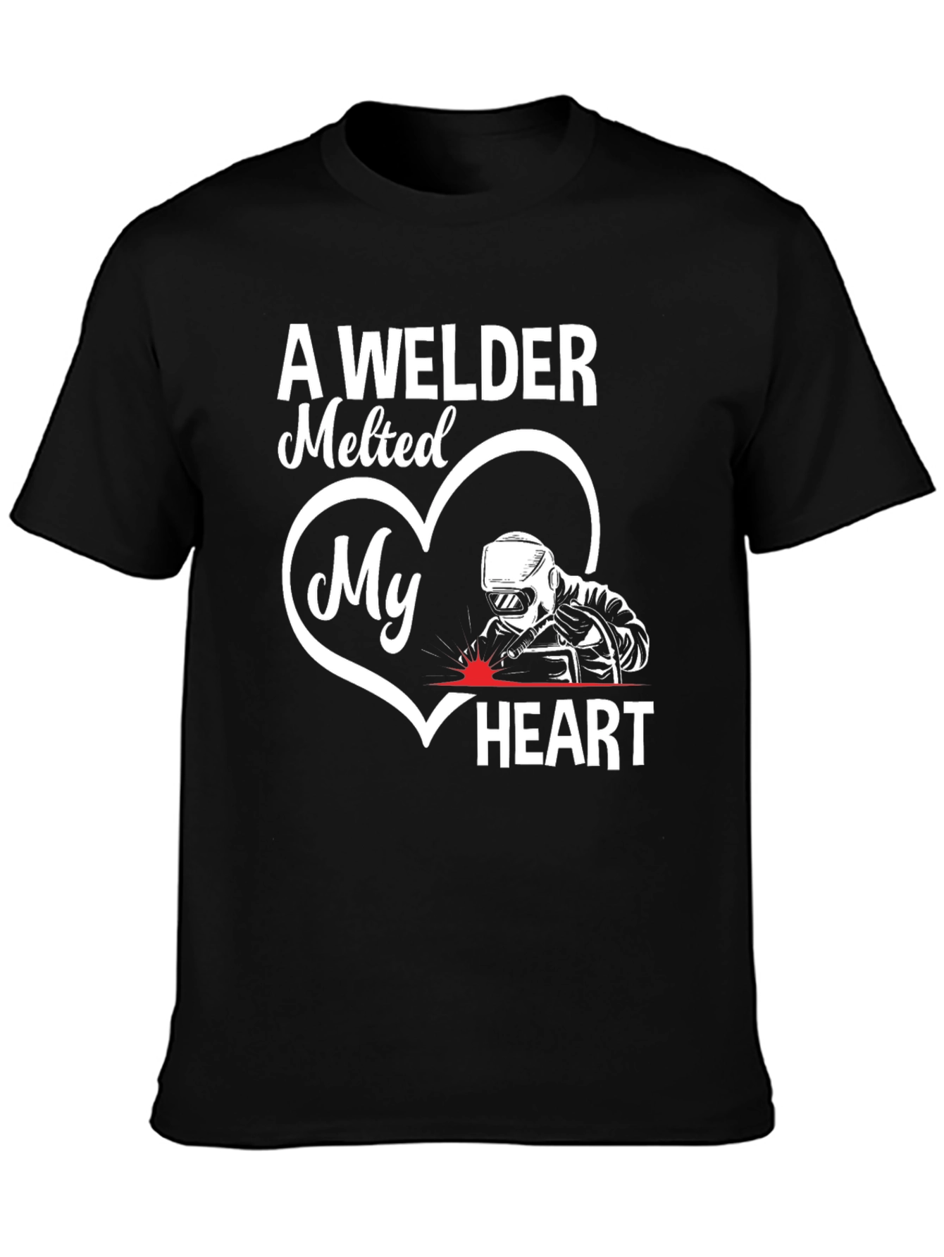 Welder Heart T-Shirt - Love Welding Apparel