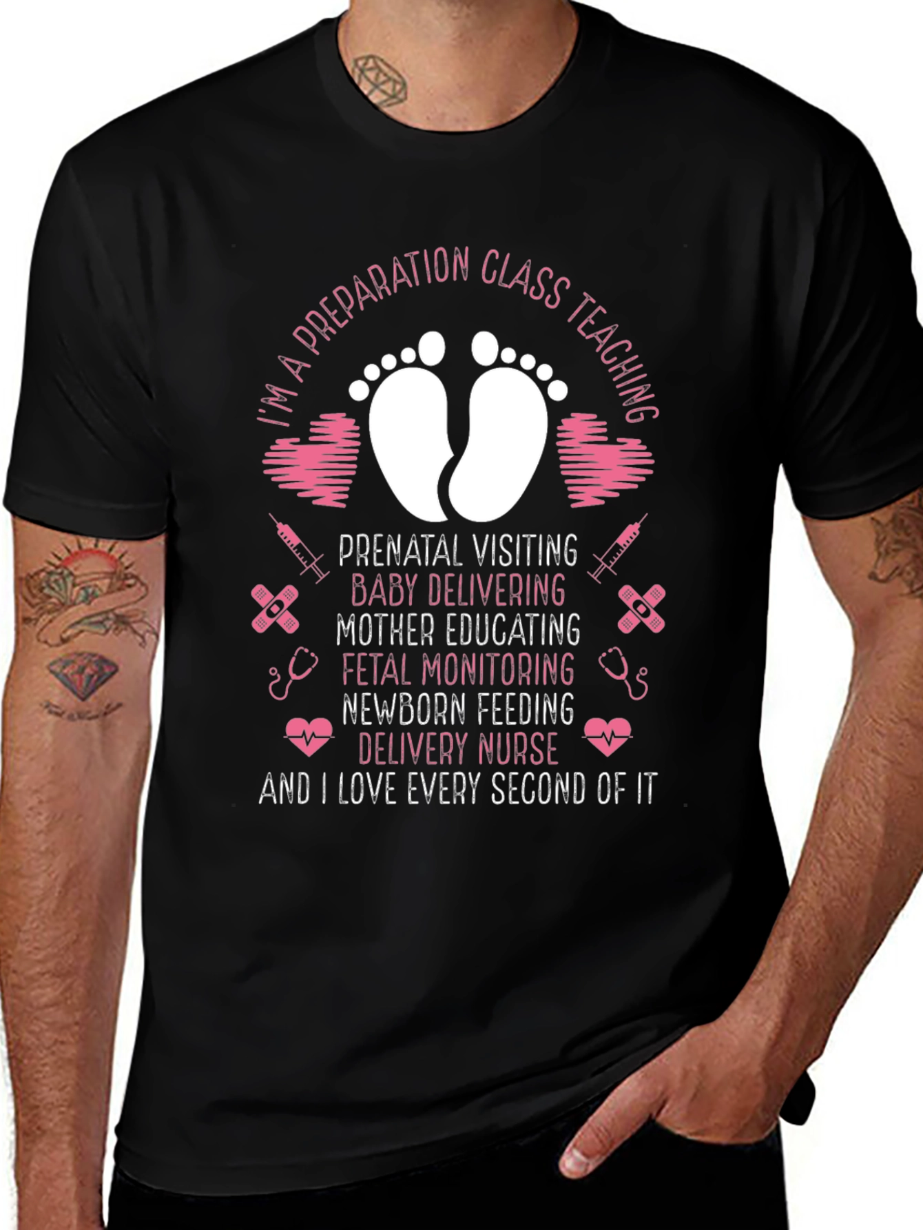 Delivery Nurse T-Shirt: Im A Preparation Class Teaching