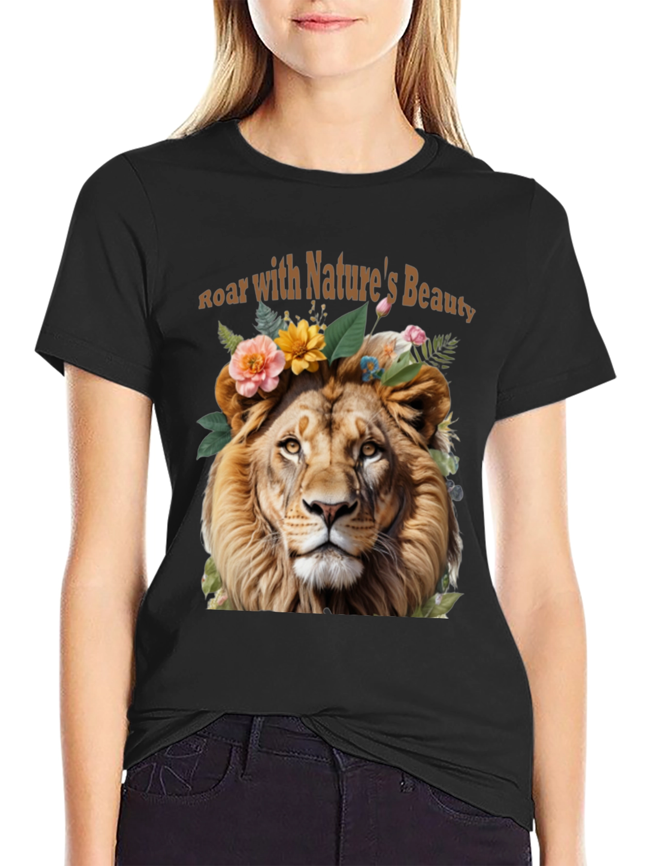 Natures Beauty Lion Graphic Tee