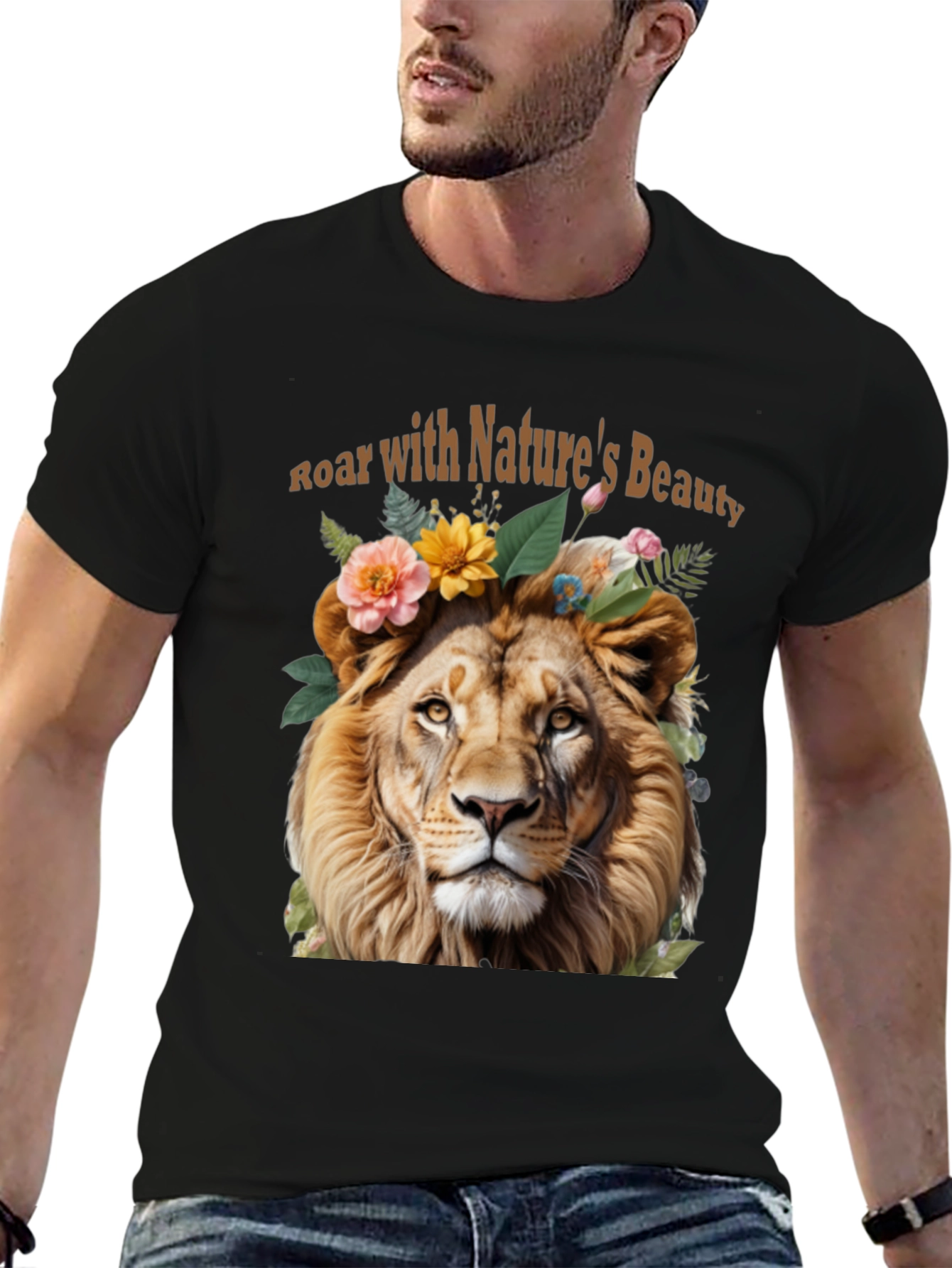 Natures Beauty Lion Graphic Tee