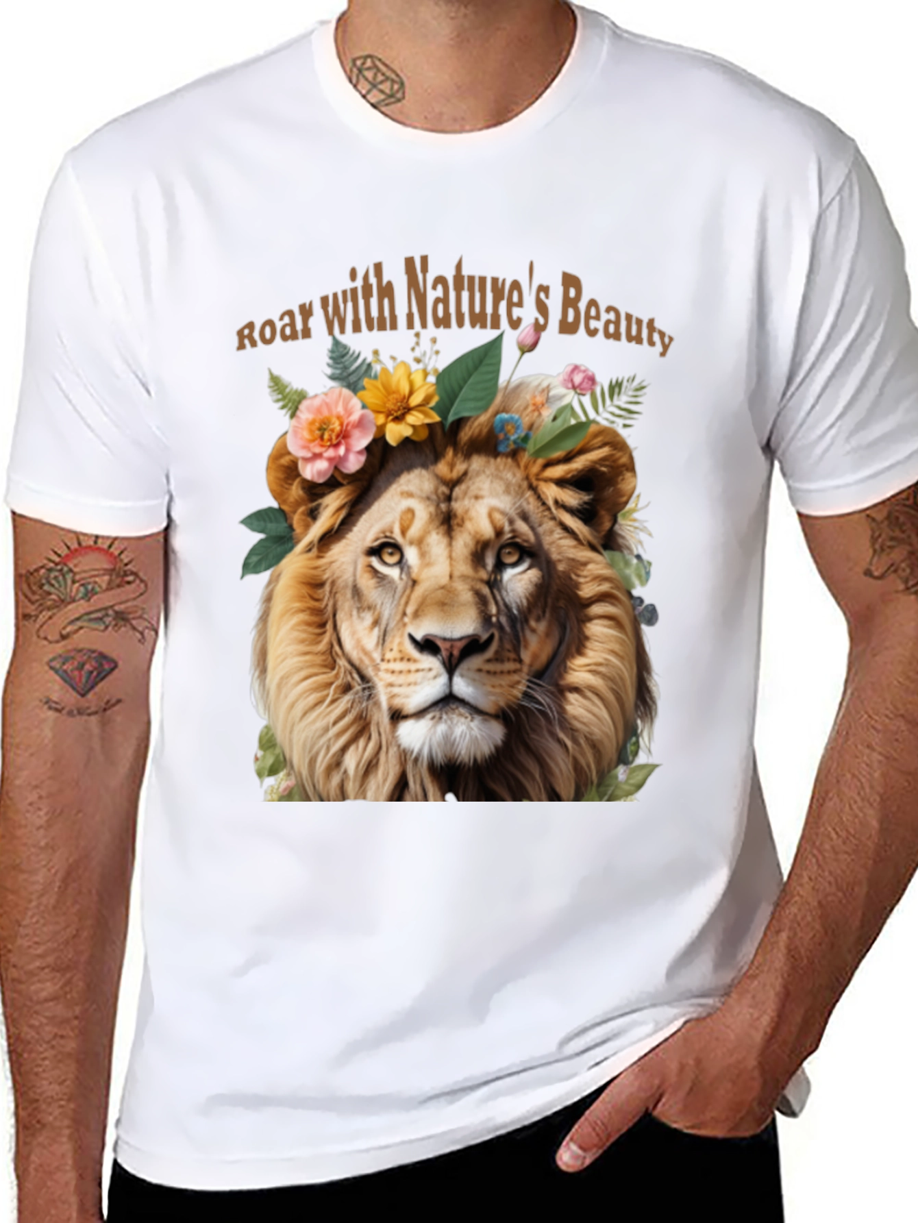 Natures Beauty Lion Graphic Tee