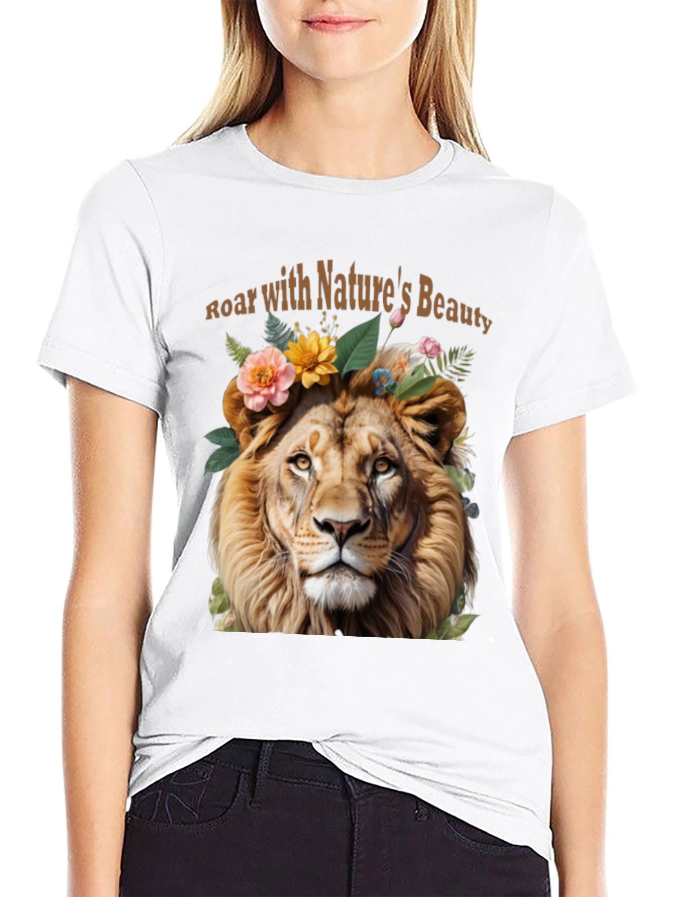 Natures Beauty Lion Graphic Tee