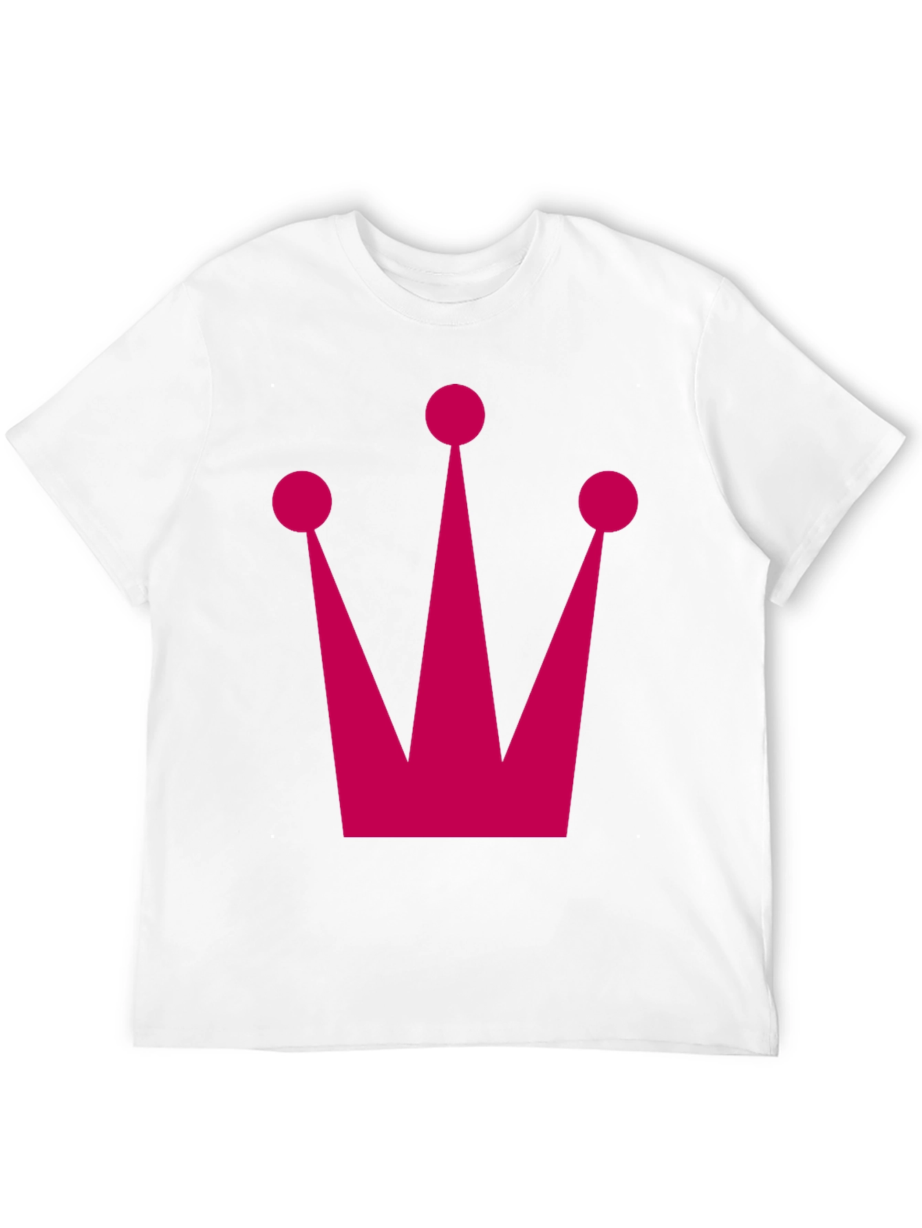 Crown Graphic Tee - Classic Black Cotton T-Shirt