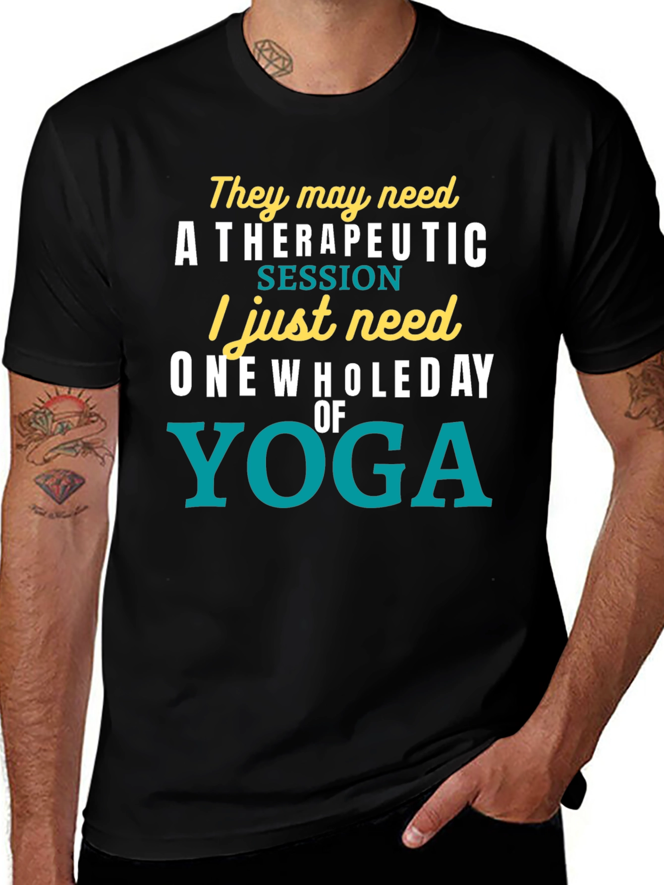 Yoga Lovers T-Shirt: One Whole Day of Relaxation