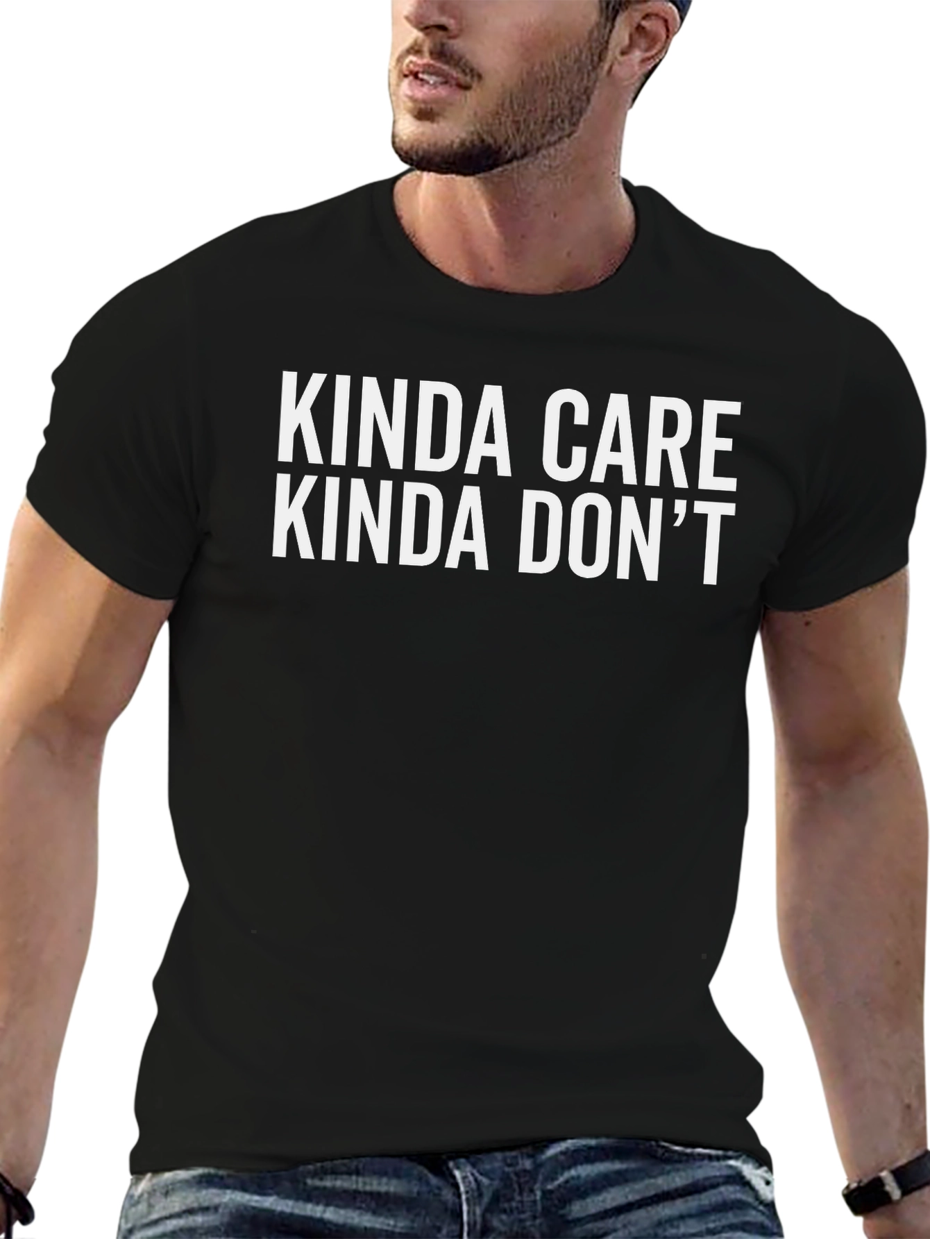 Kinda Care Kinda Dont Graphic T-Shirt