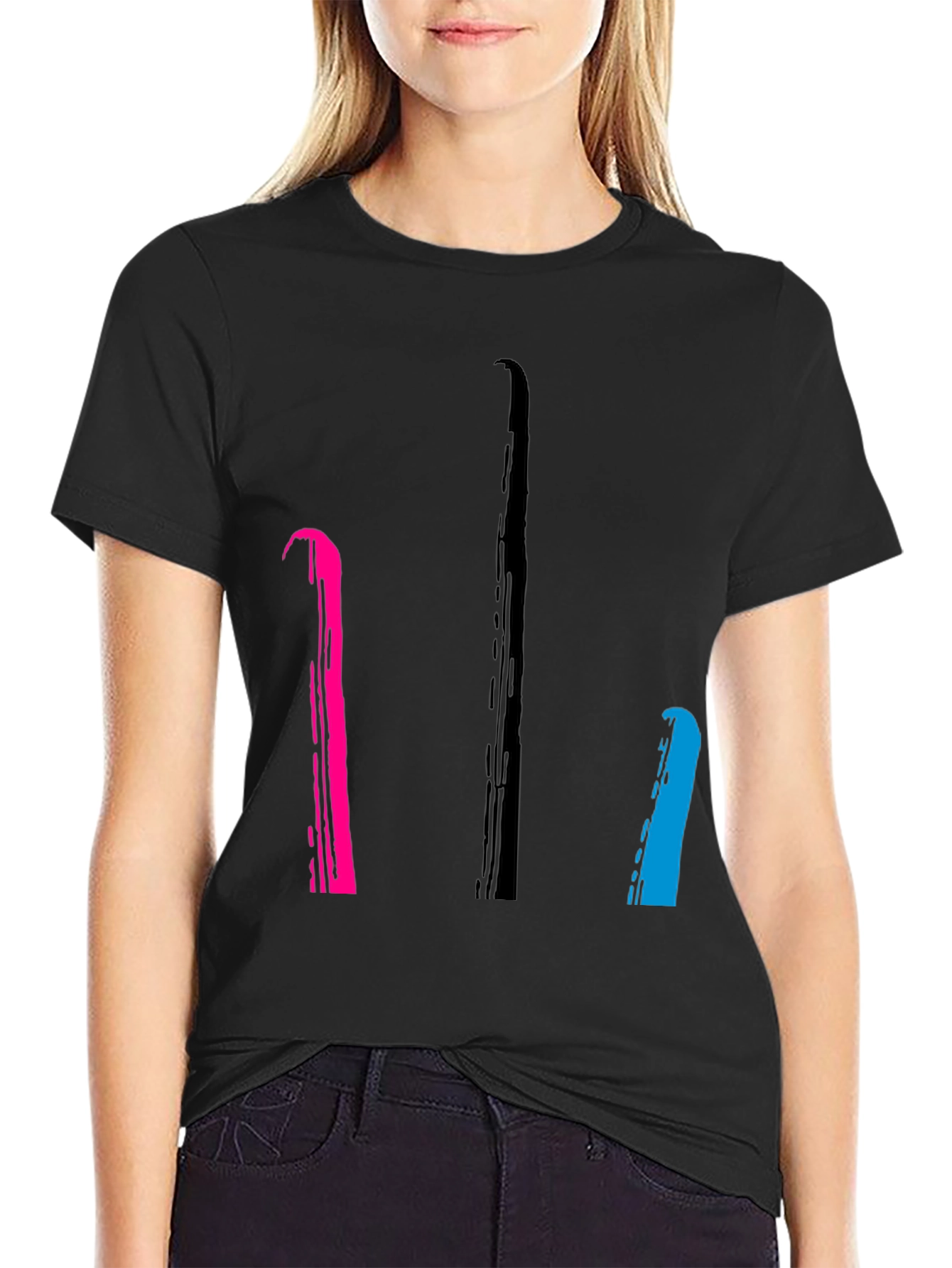 Abstract Line Art T-Shirt