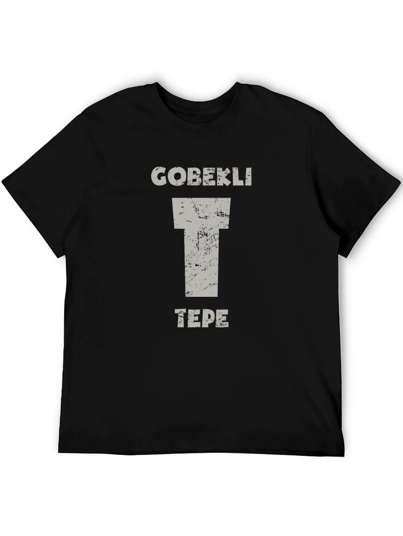 Göbekli Tepe Graphic Tee - Black T-Shirt