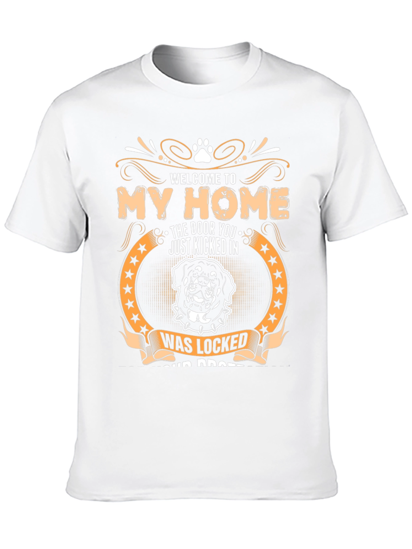 Welcome to My Home Rottweiler Graphic T-Shirt