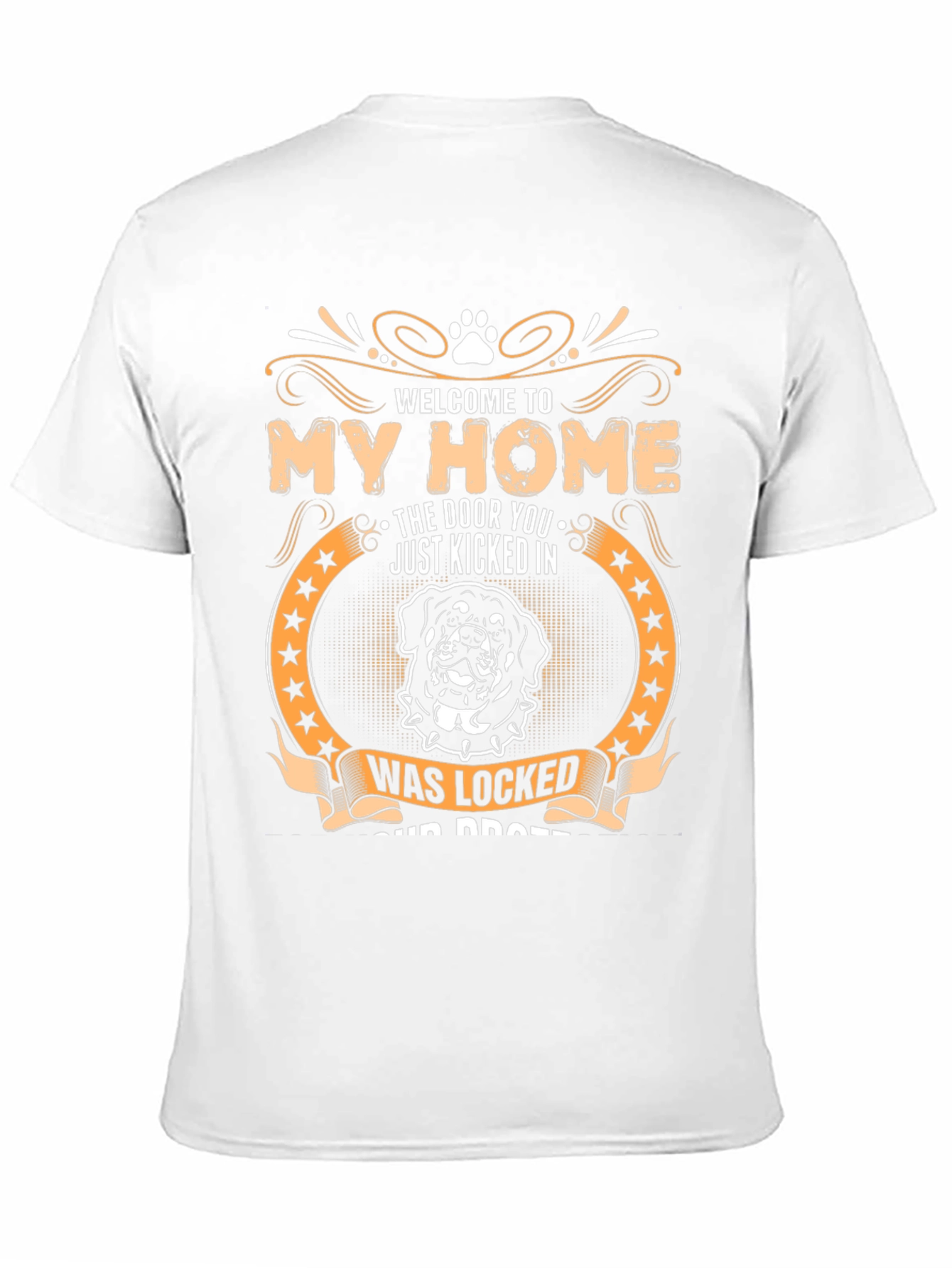 Welcome to My Home Rottweiler Graphic T-Shirt