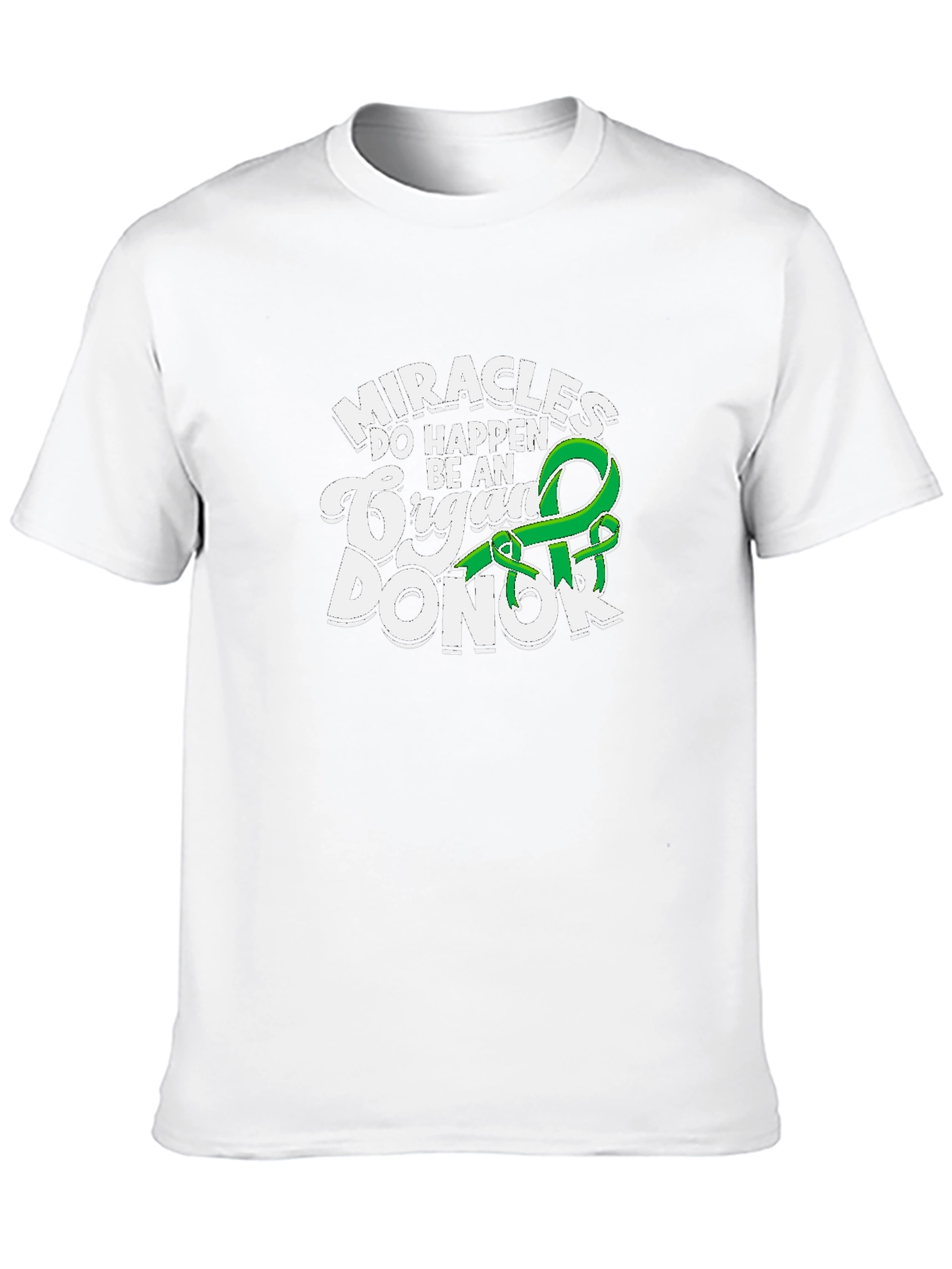Miracles Happen Organ Donor Graphic T-Shirt