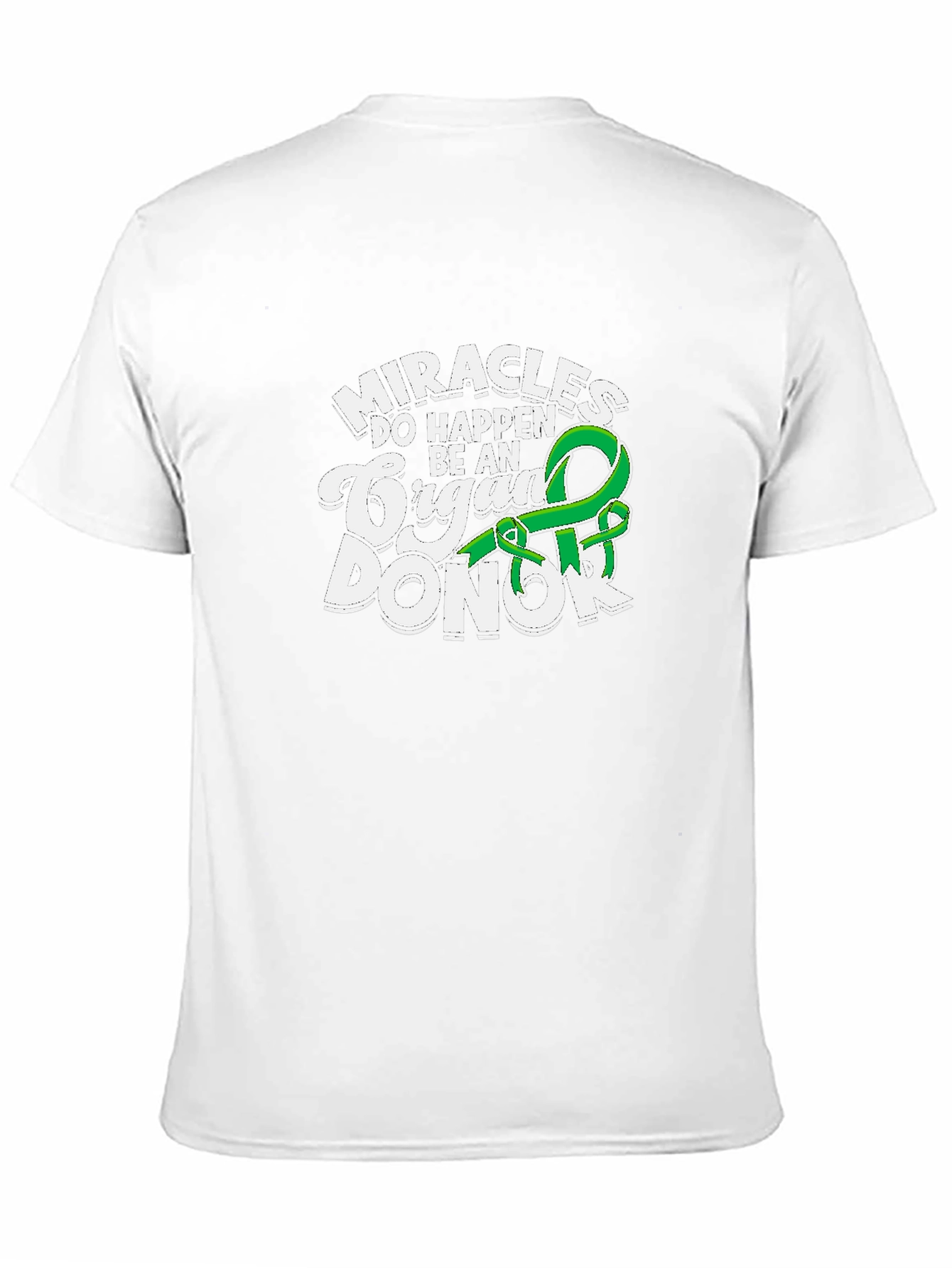 Miracles Happen Organ Donor Graphic T-Shirt