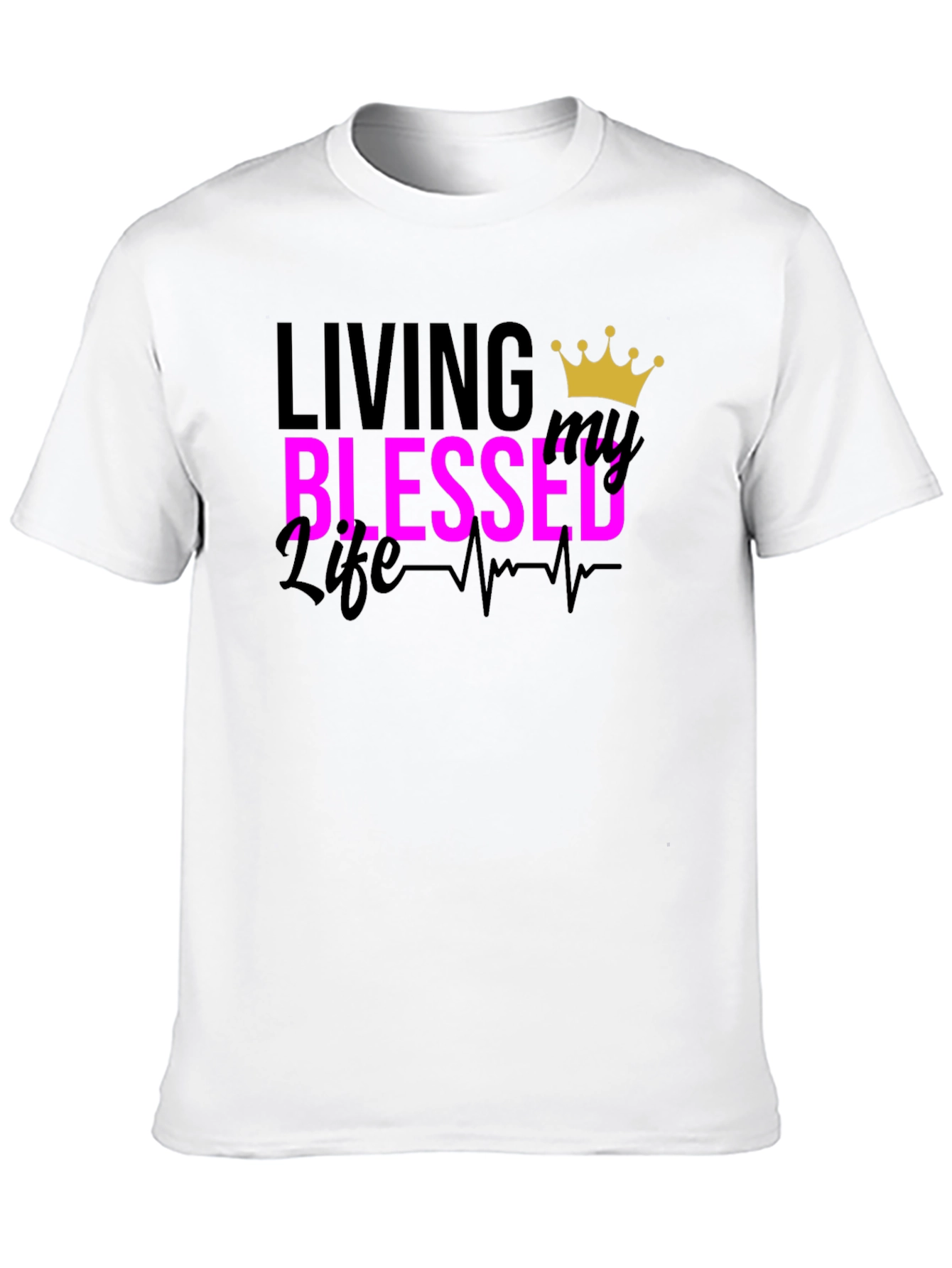 Blessed Life Graphic Tee - Black