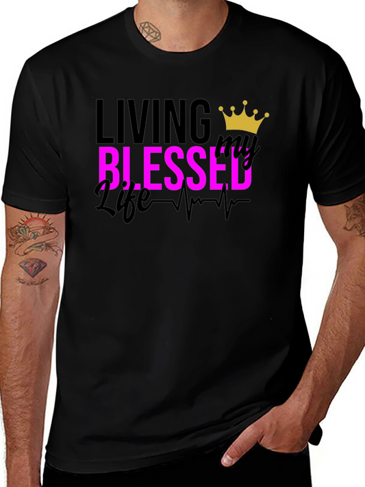 Blessed Life Graphic Tee - Black