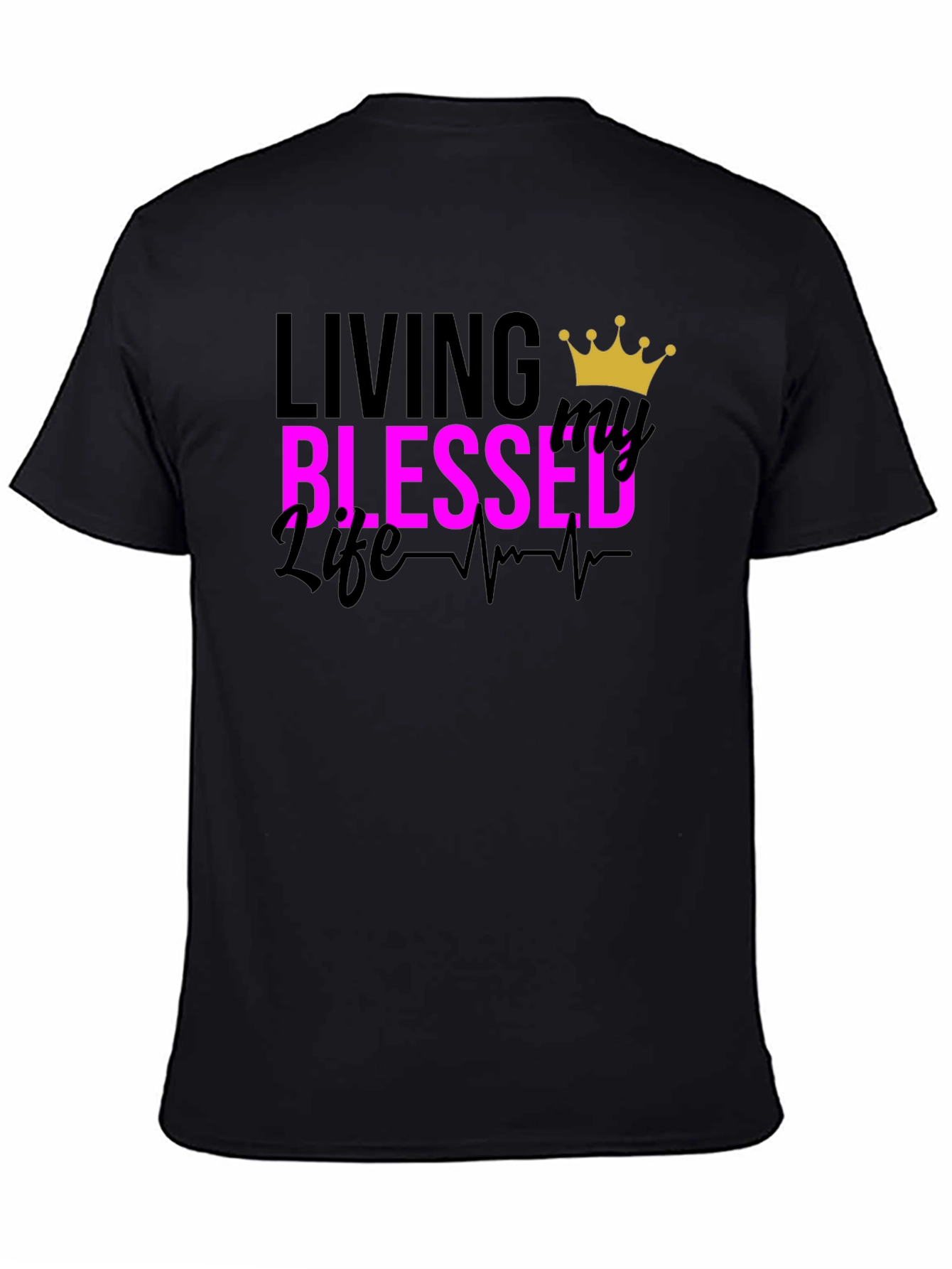 Blessed Life Graphic Tee - Black