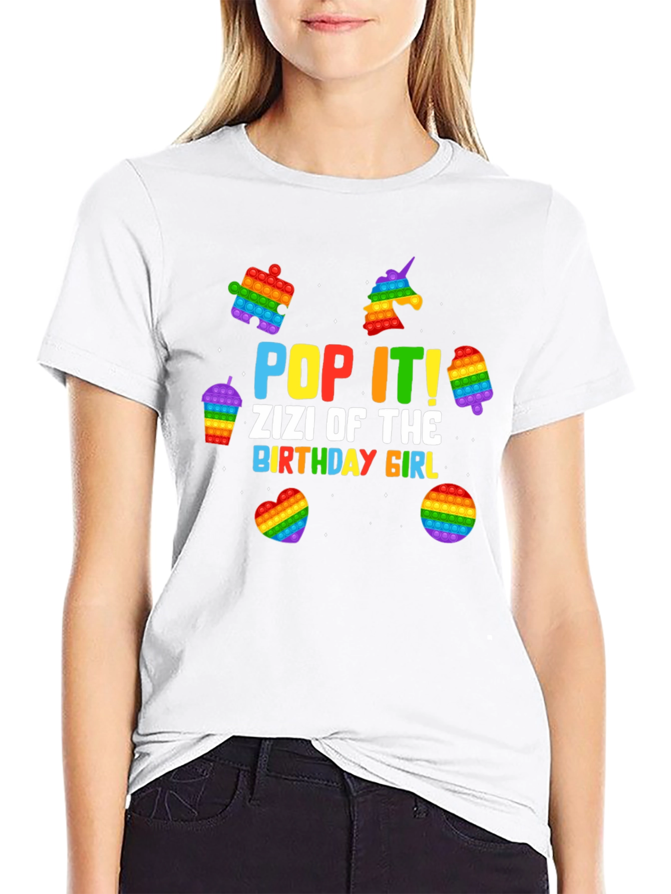 Pop It Birthday Girl T-Shirt