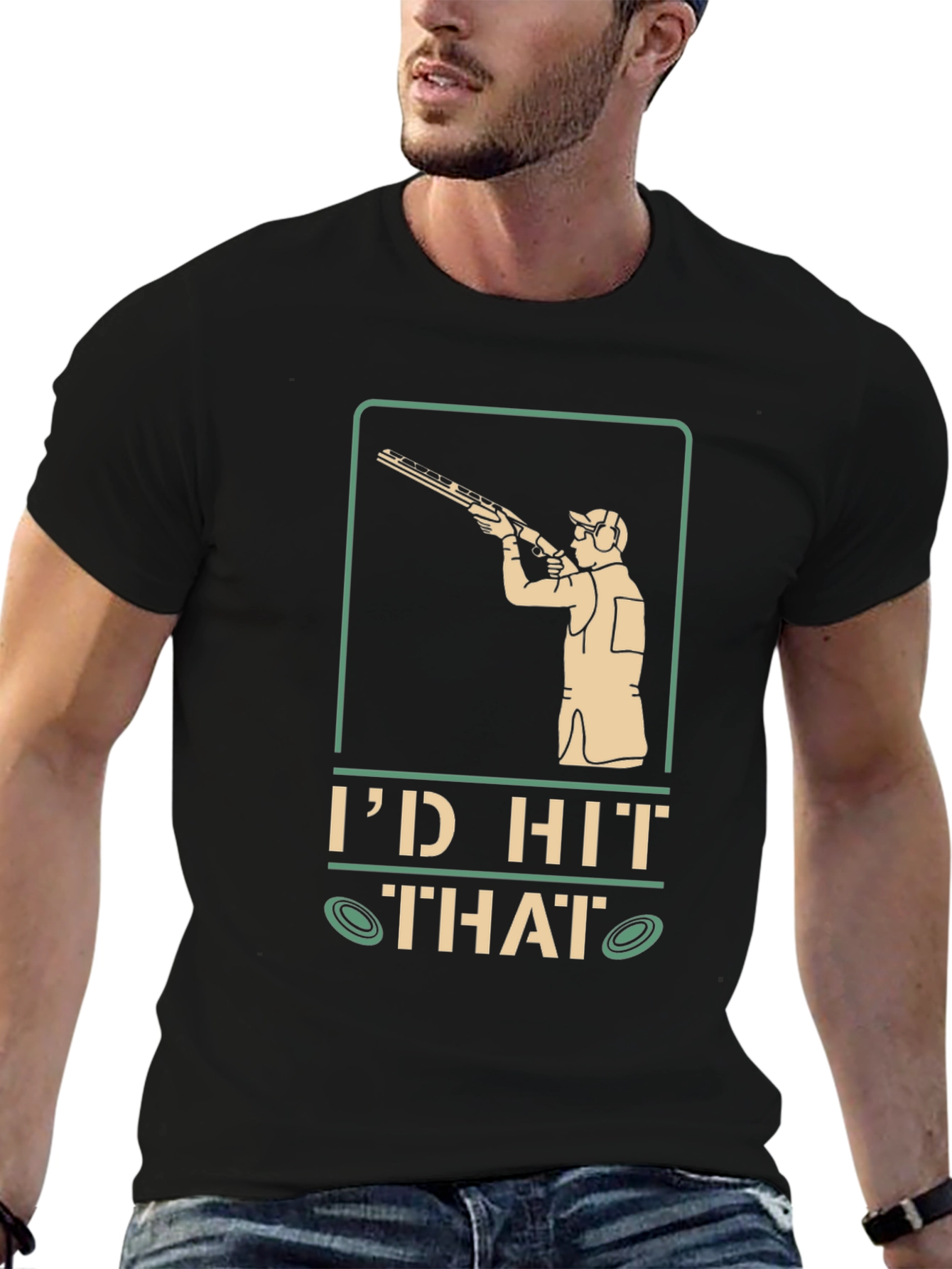 Id Hit That Clay Target Shooting T-Shirt