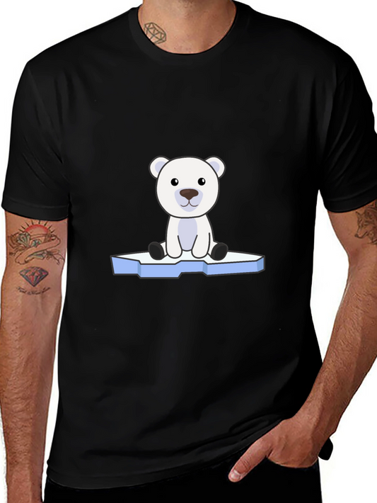 Polar Bear Graphic Tee - Cute Arctic Animal Design