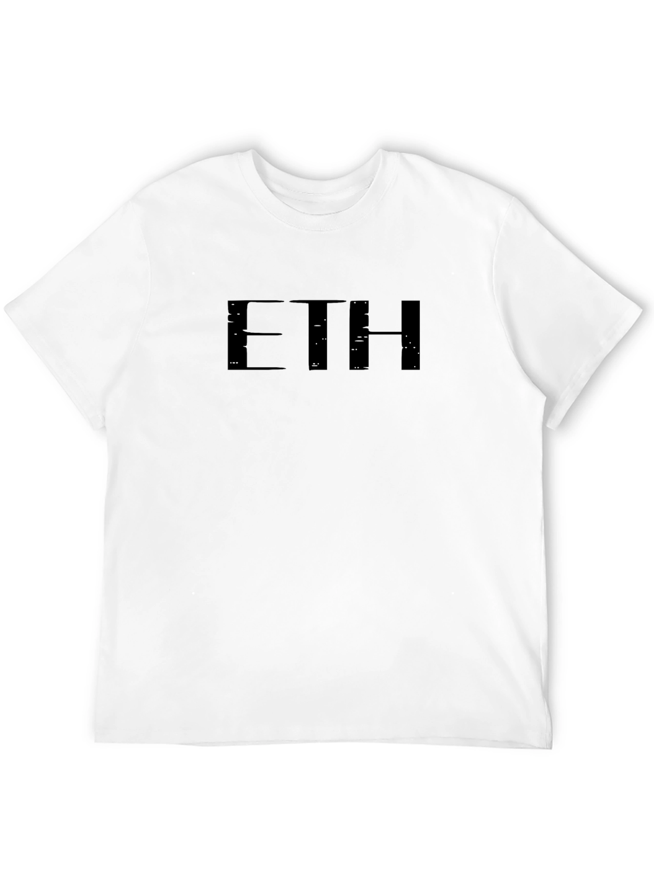 ETH Black Graphic Tee - Crypto Enthusiast T-Shirt