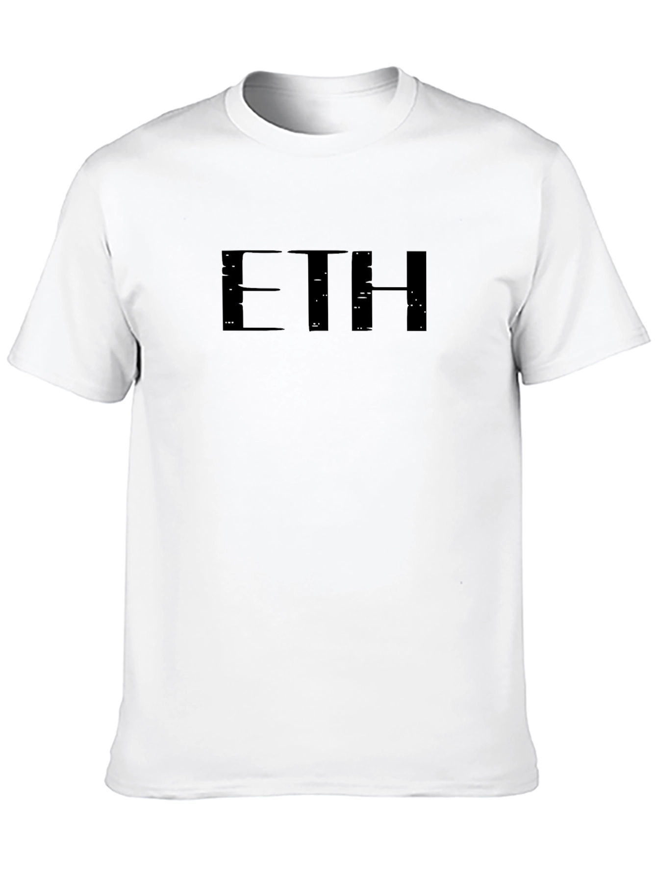 ETH Black Graphic Tee - Crypto Enthusiast T-Shirt
