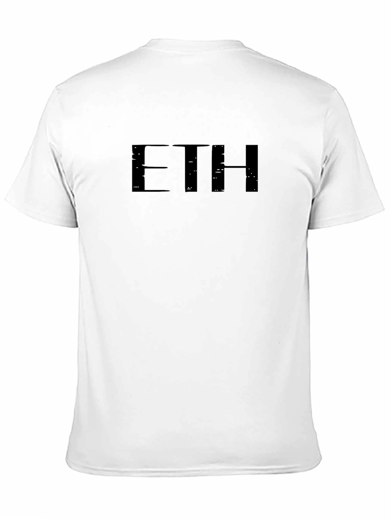ETH Black Graphic Tee - Crypto Enthusiast T-Shirt