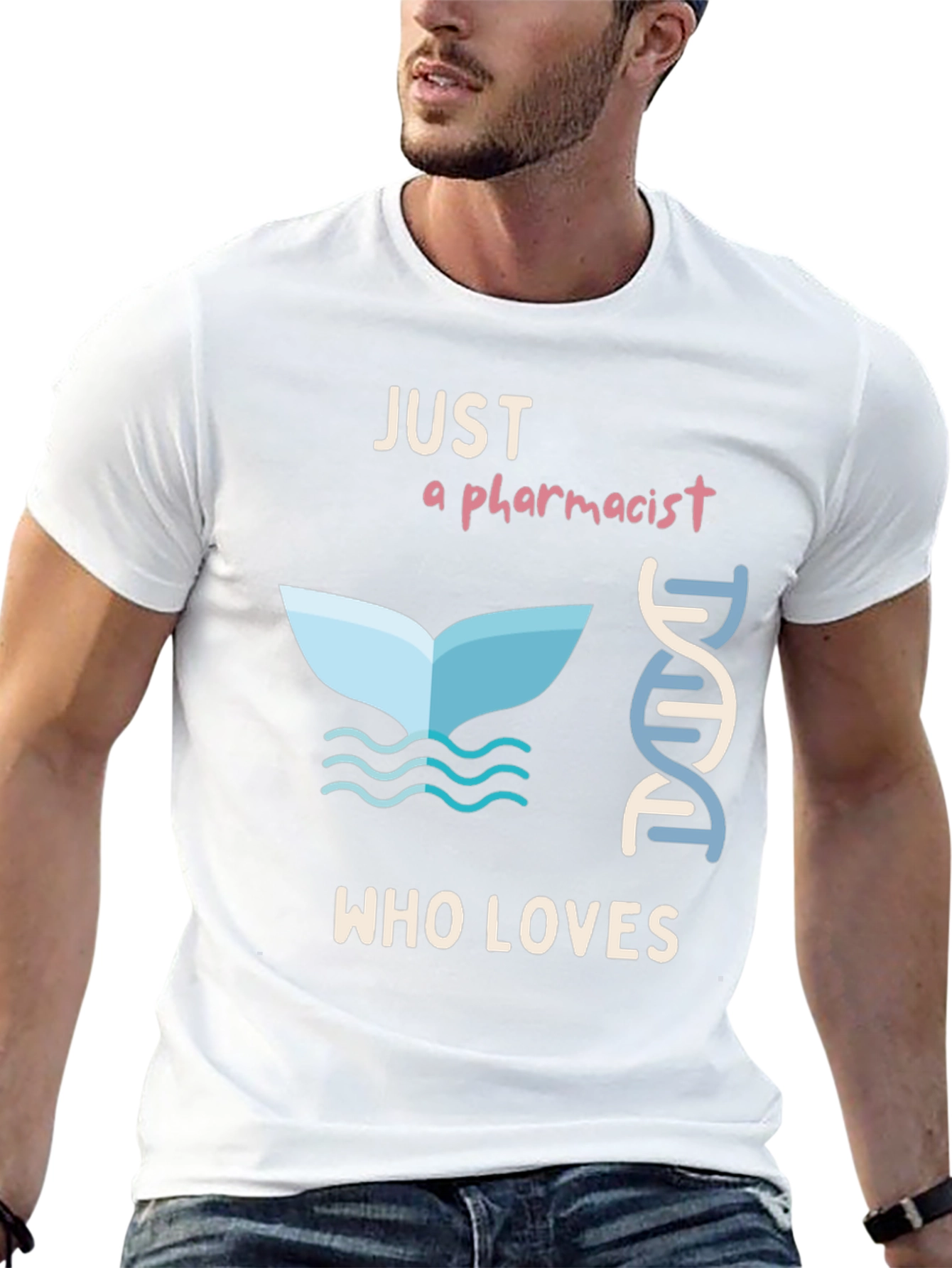 Pharmacist Whale Lover T-Shirt - Unique Design