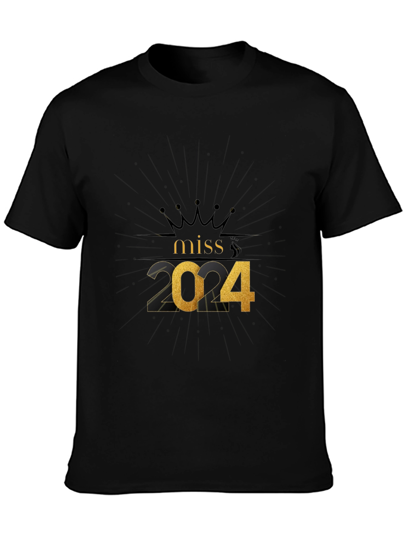 Miss 2024 Graphic T-Shirt - Black