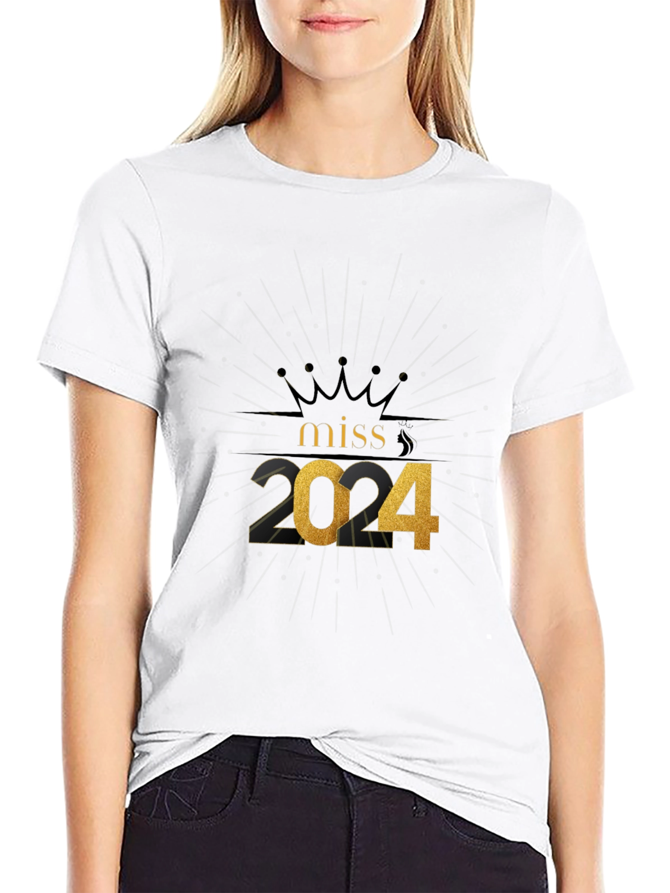 Miss 2024 Graphic T-Shirt - Black