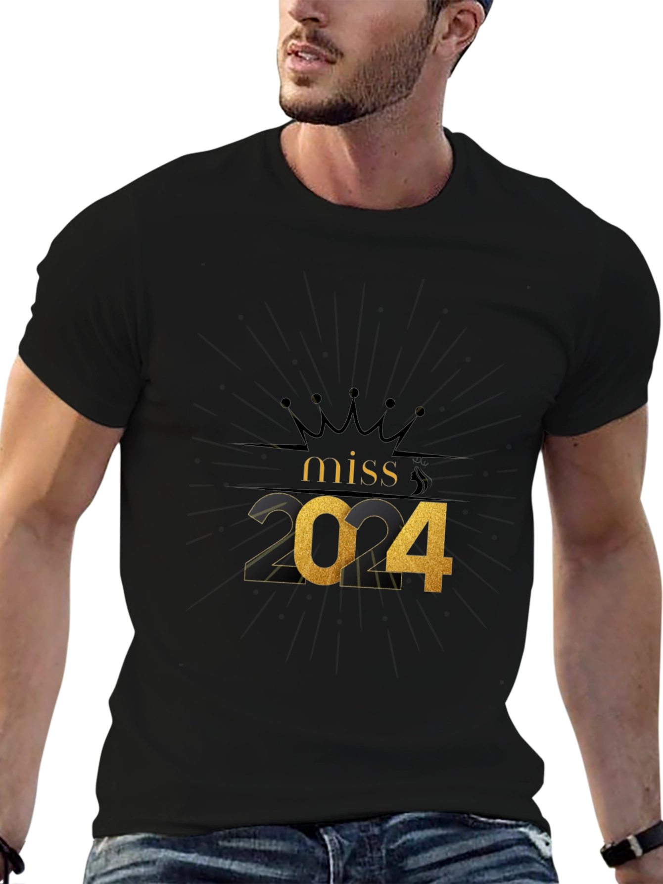 Miss 2024 Graphic T-Shirt - Black