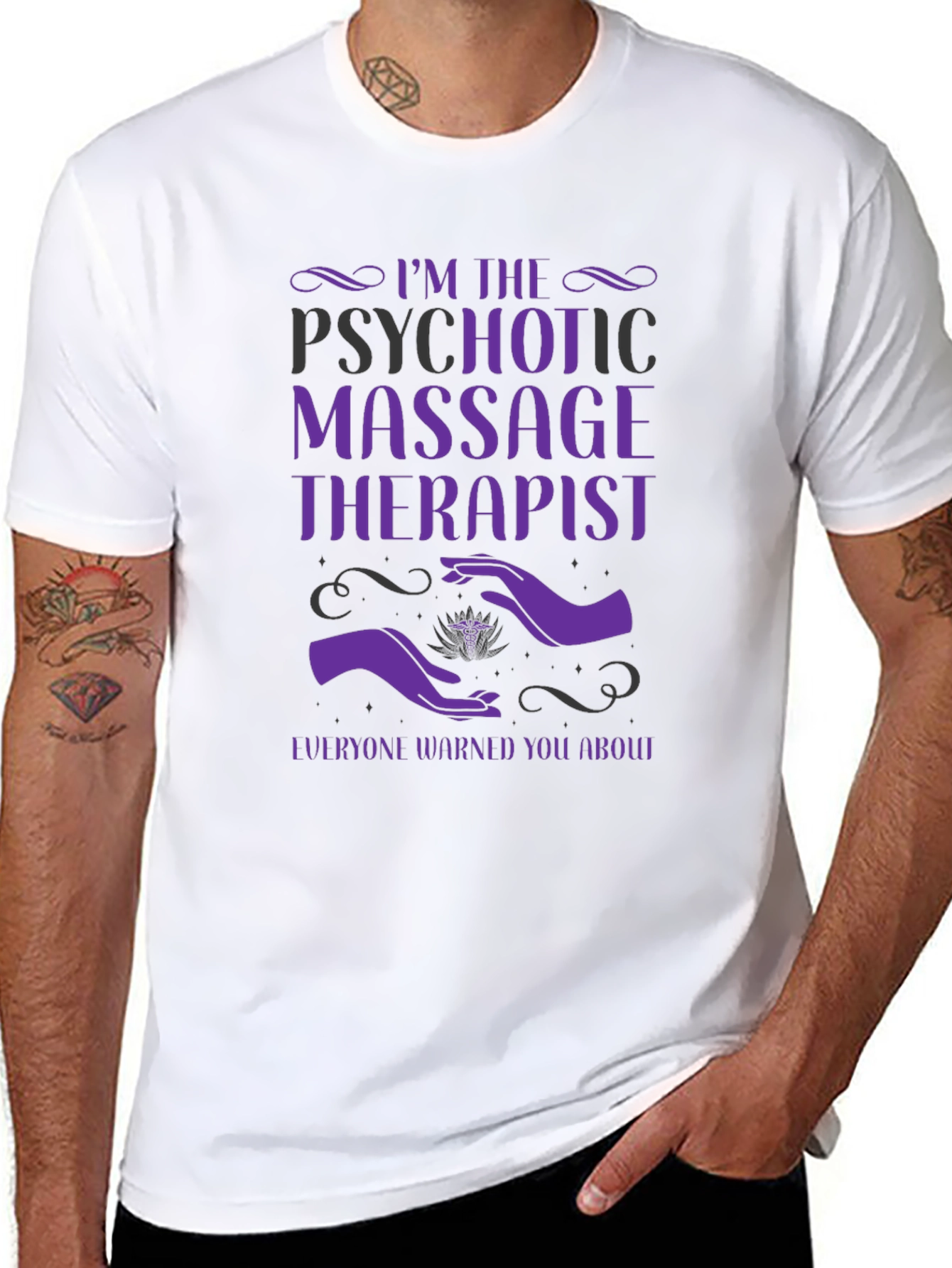 Psychotic Massage Therapist Graphic Tee - Unisex