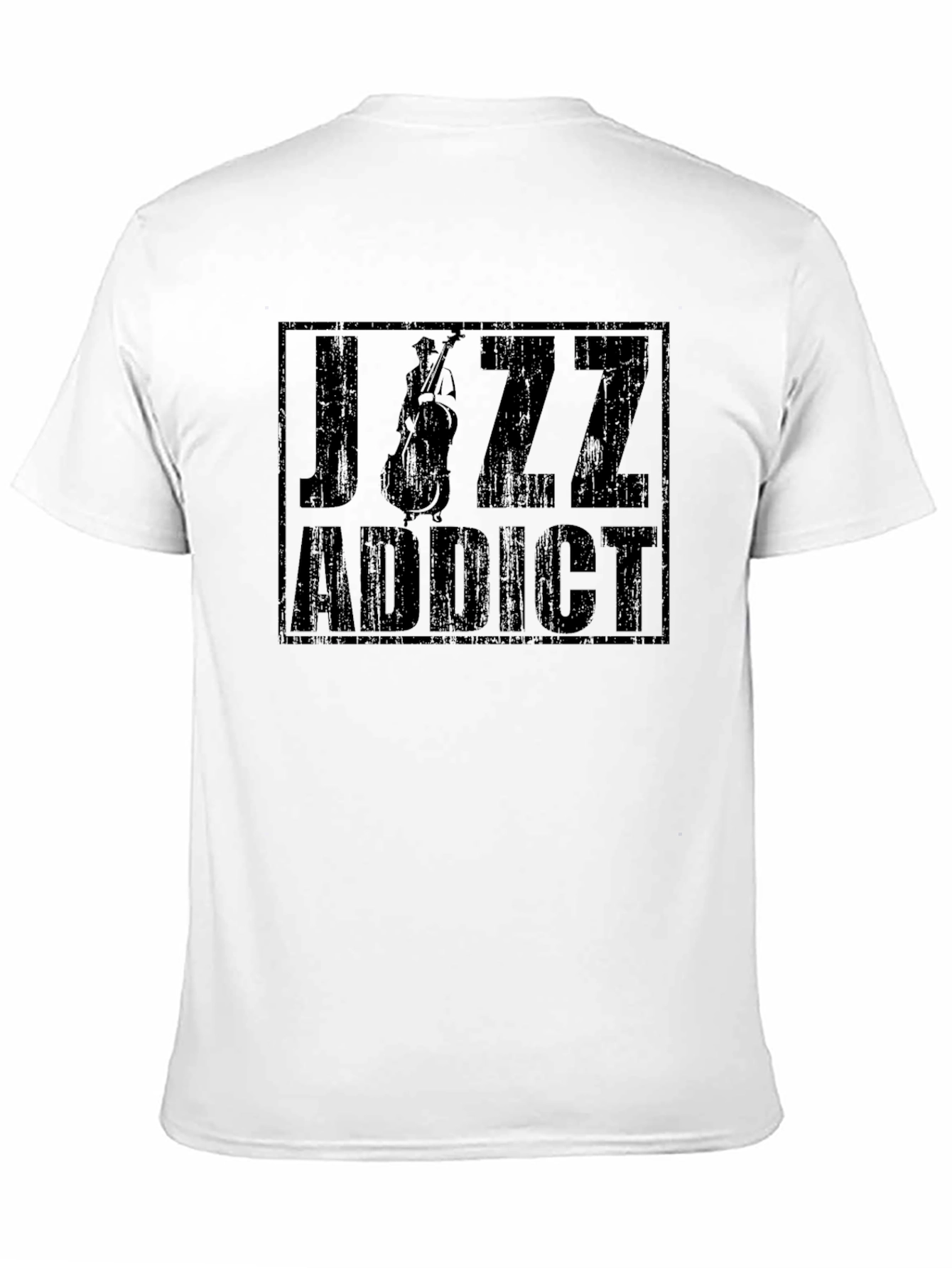 Jazz Addict Black Graphic T-Shirt