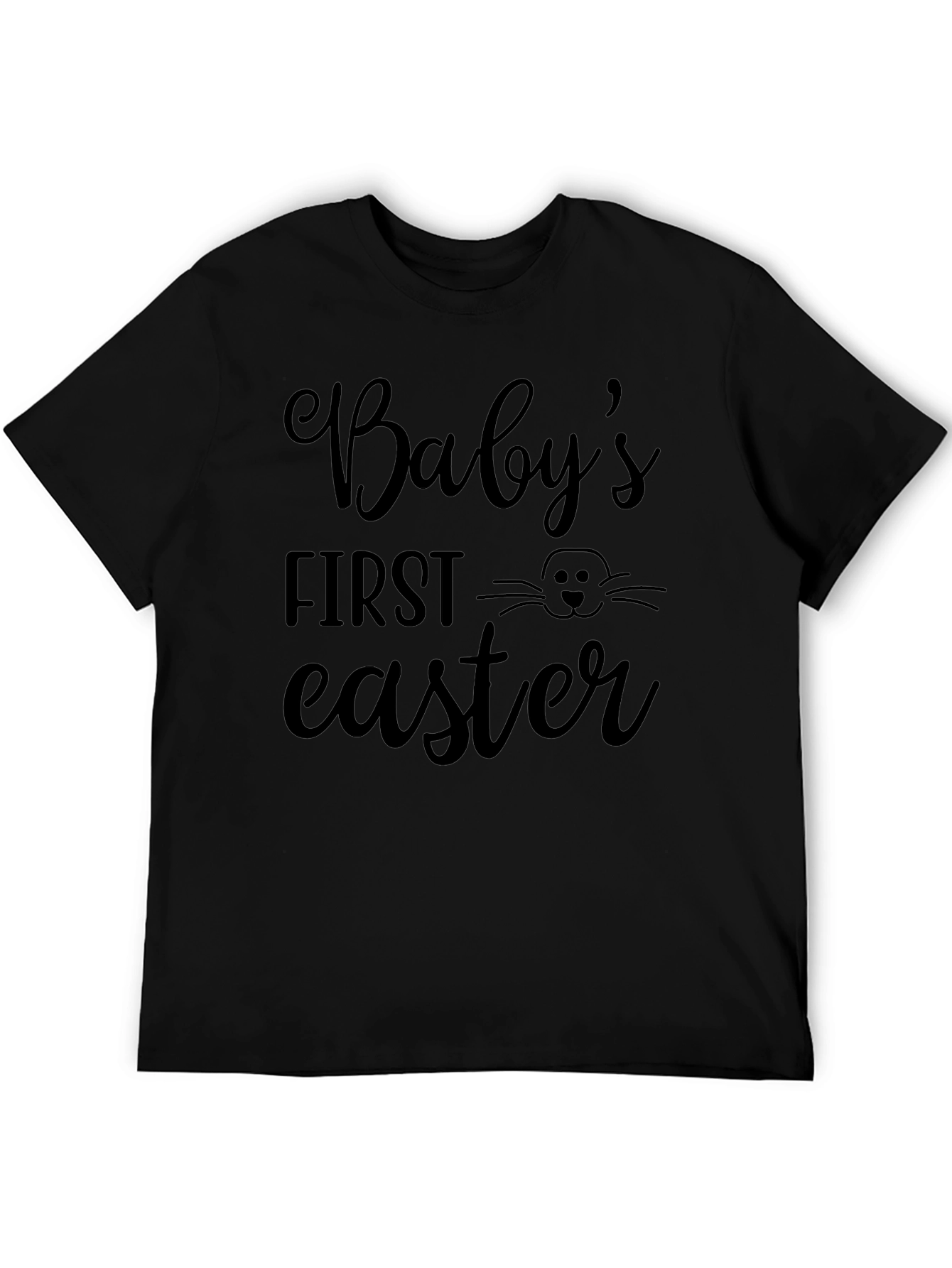 Babys First Easter T-Shirt - Cute Bunny Design