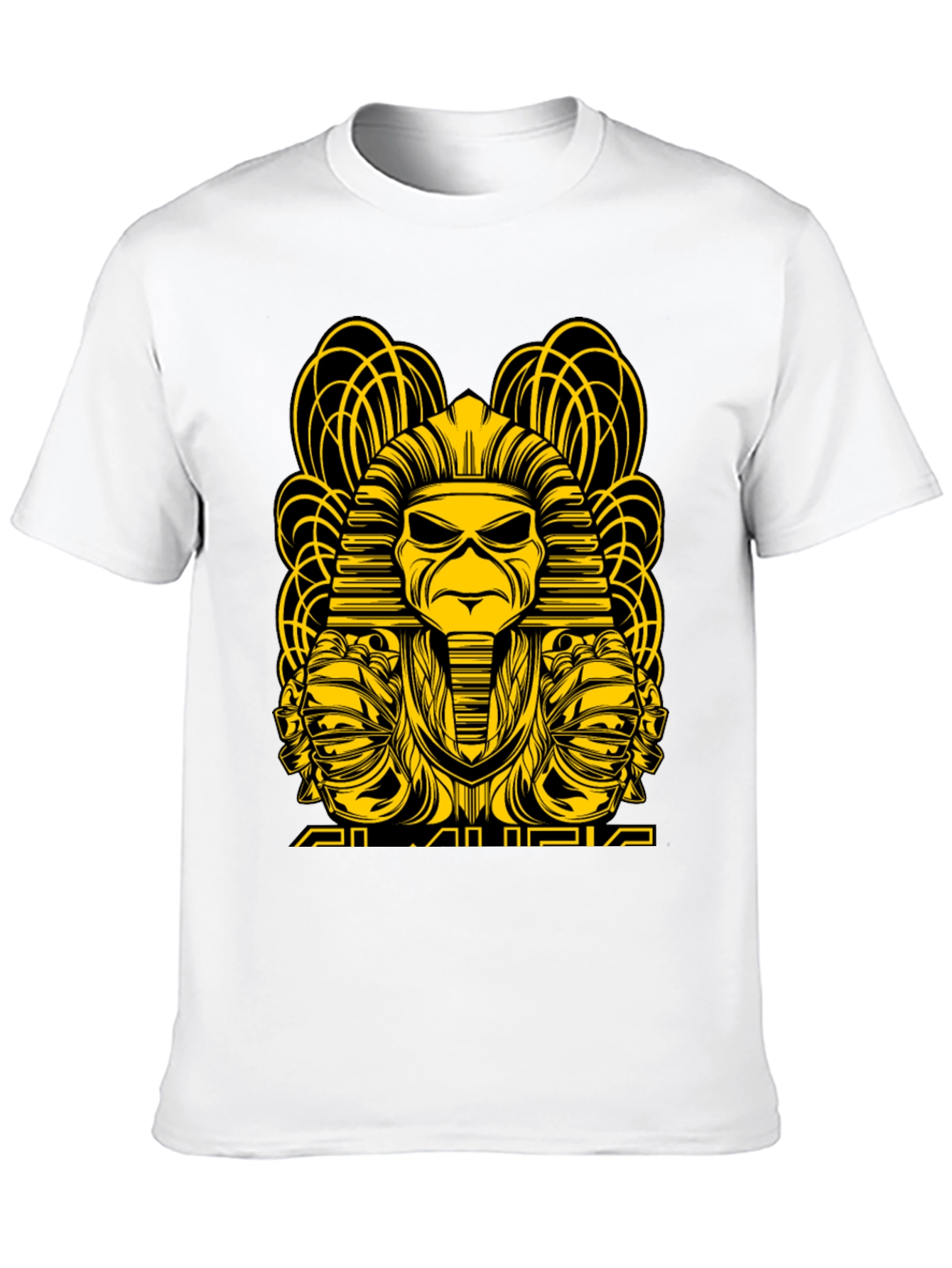 Iron Maiden T-Shirt: Pharaoh Eddie Design - Black