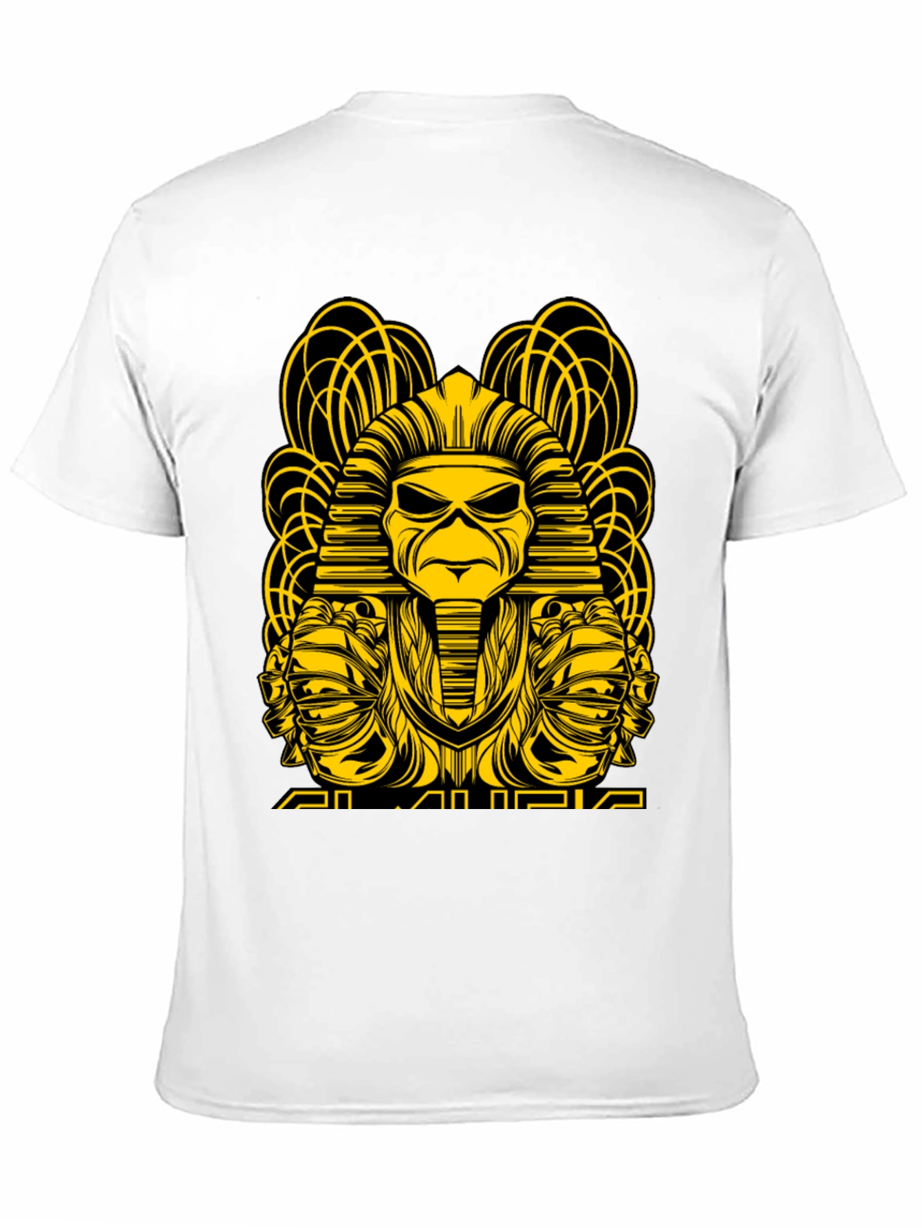 Iron Maiden T-Shirt: Pharaoh Eddie Design - Black