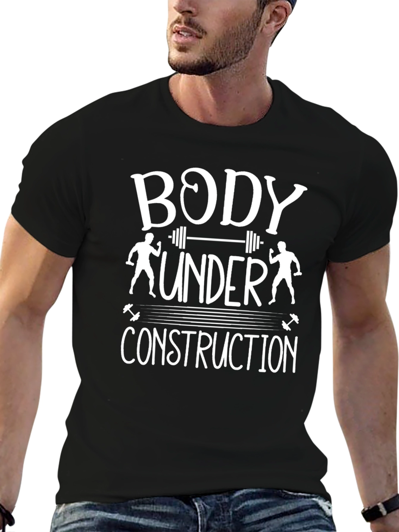 Body Under Construction Graphic T-Shirt