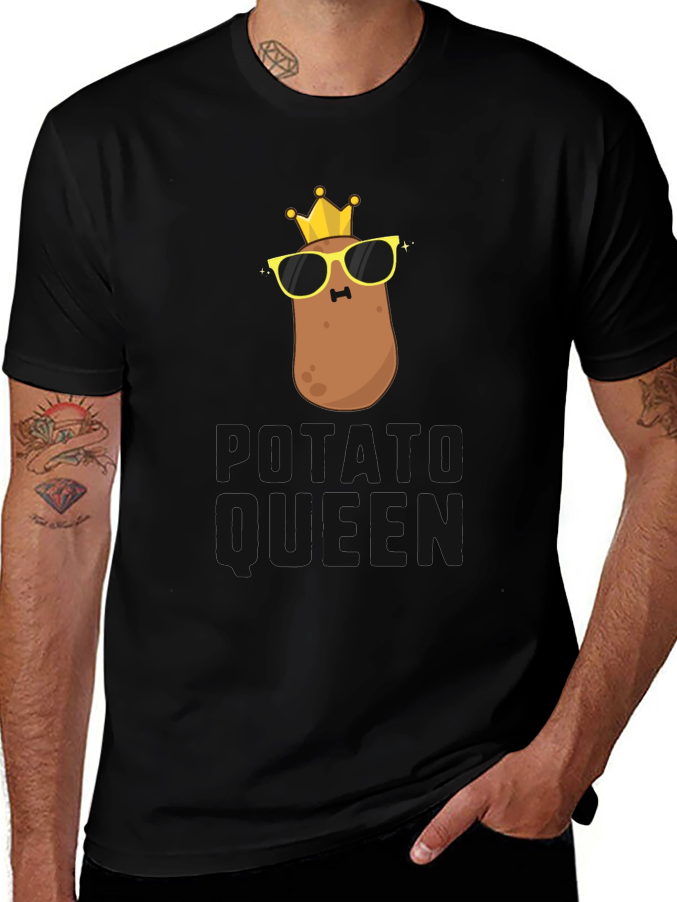 Potato King/Queen Funny Graphic T-Shirt