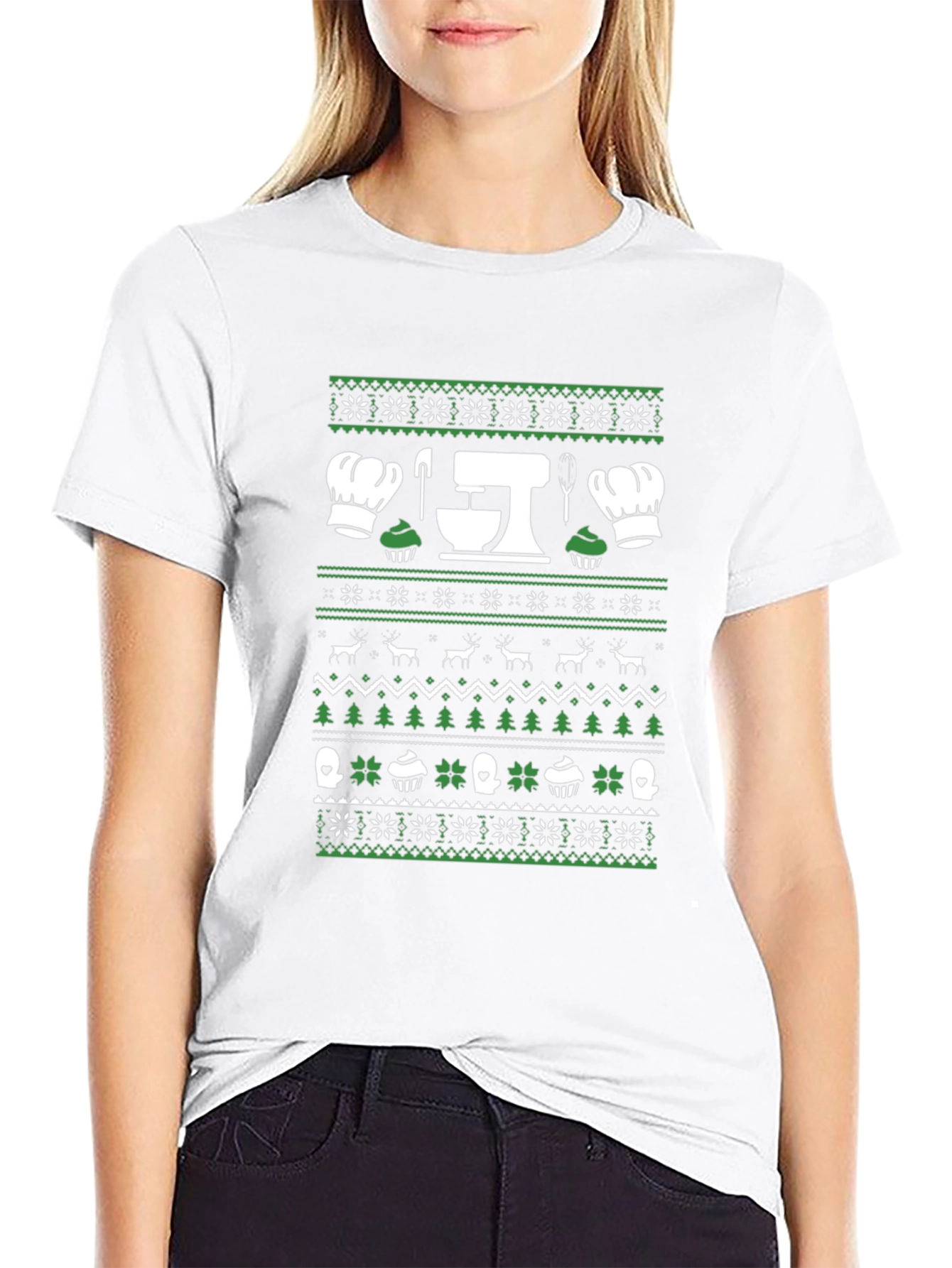 Baking Ugly Christmas Sweater T-Shirt