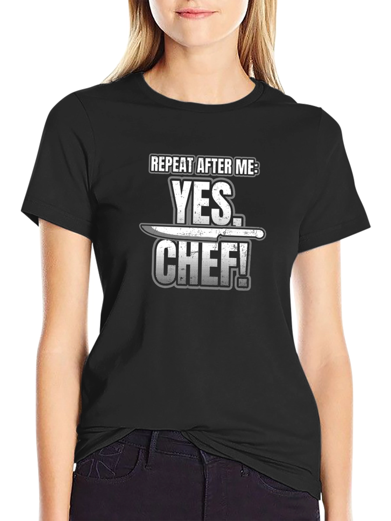 Yes Chef T-Shirt - Culinary Humor Tee