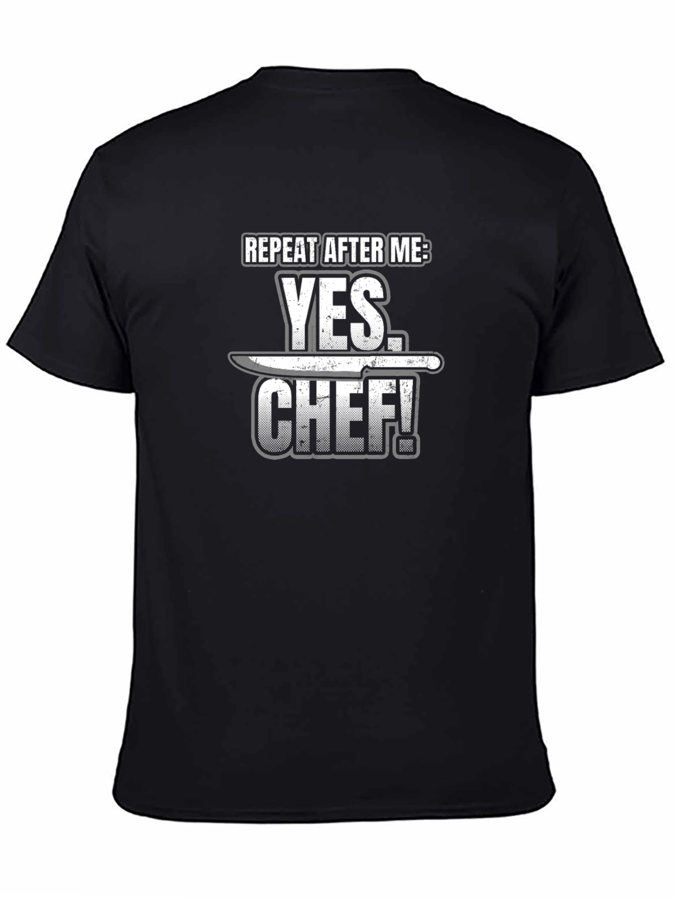 Yes Chef T-Shirt - Culinary Humor Tee
