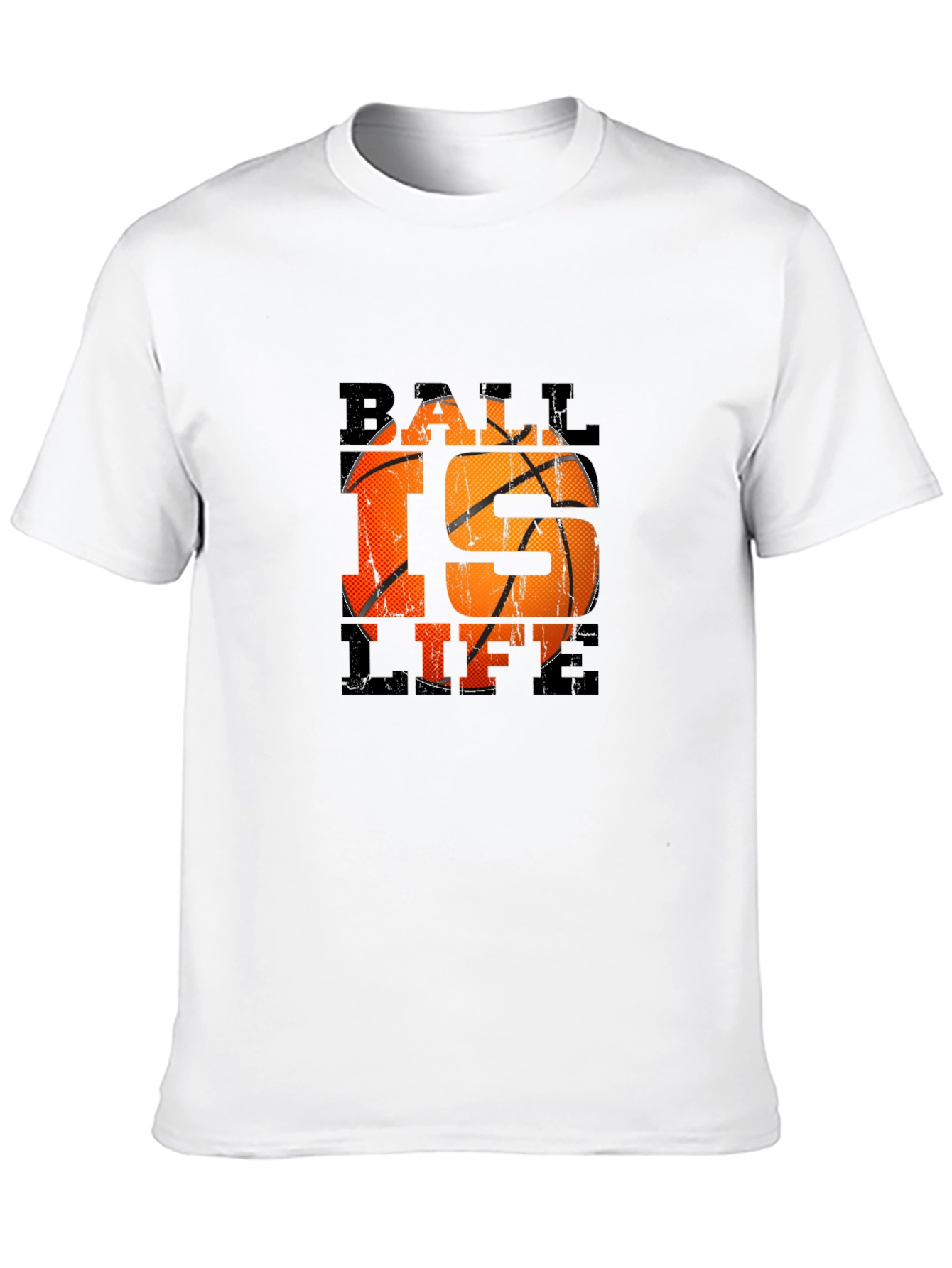 Ball is Life Black Graphic T-Shirt