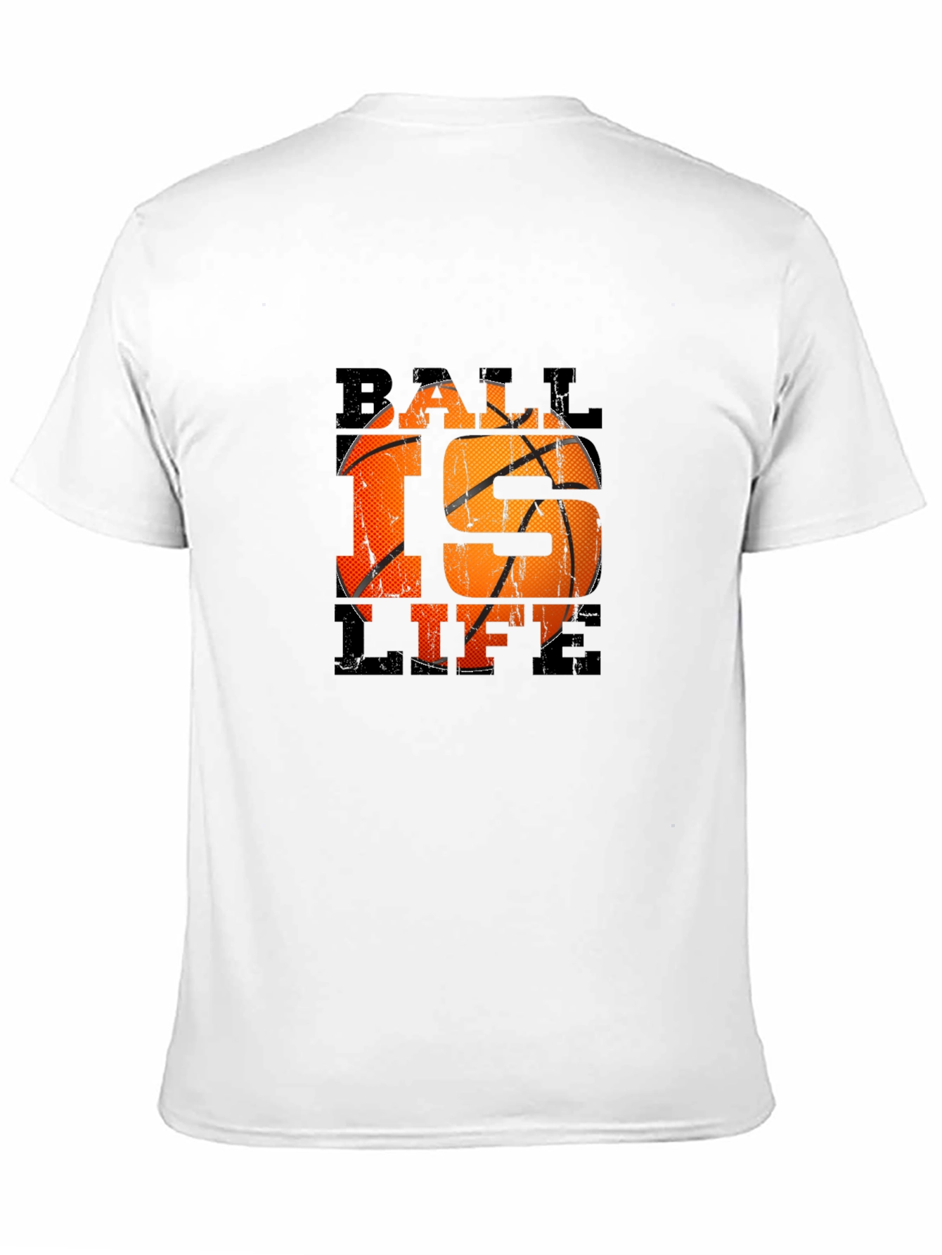 Ball is Life Black Graphic T-Shirt