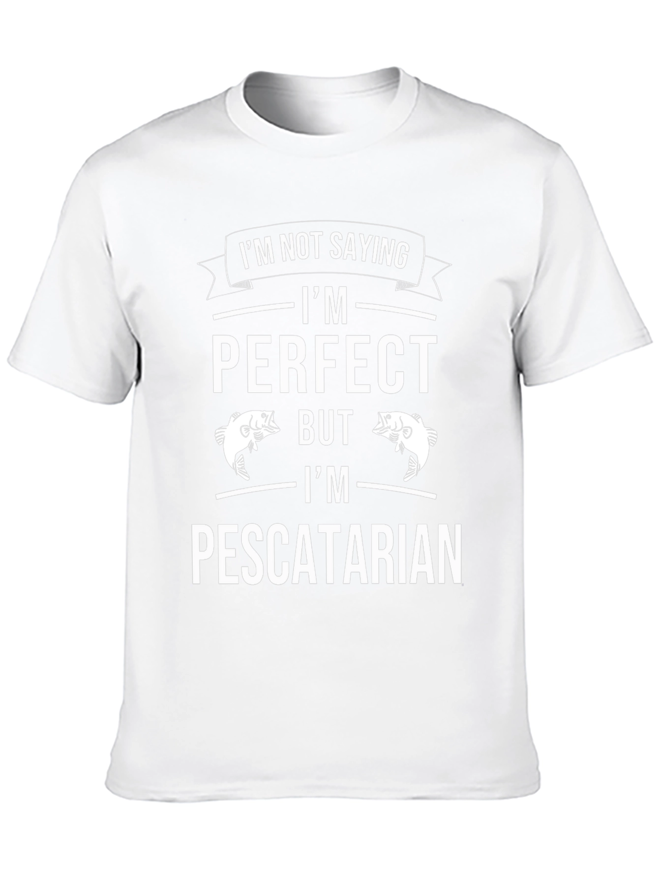 Funny Pescatarian T-Shirt - Perfect Fish Lover Tee
