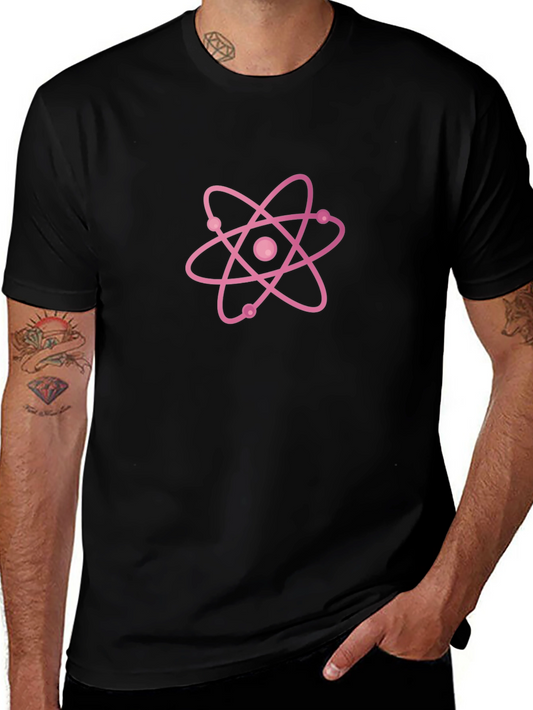 Atom Symbol Graphic Tee - Science Inspired Design