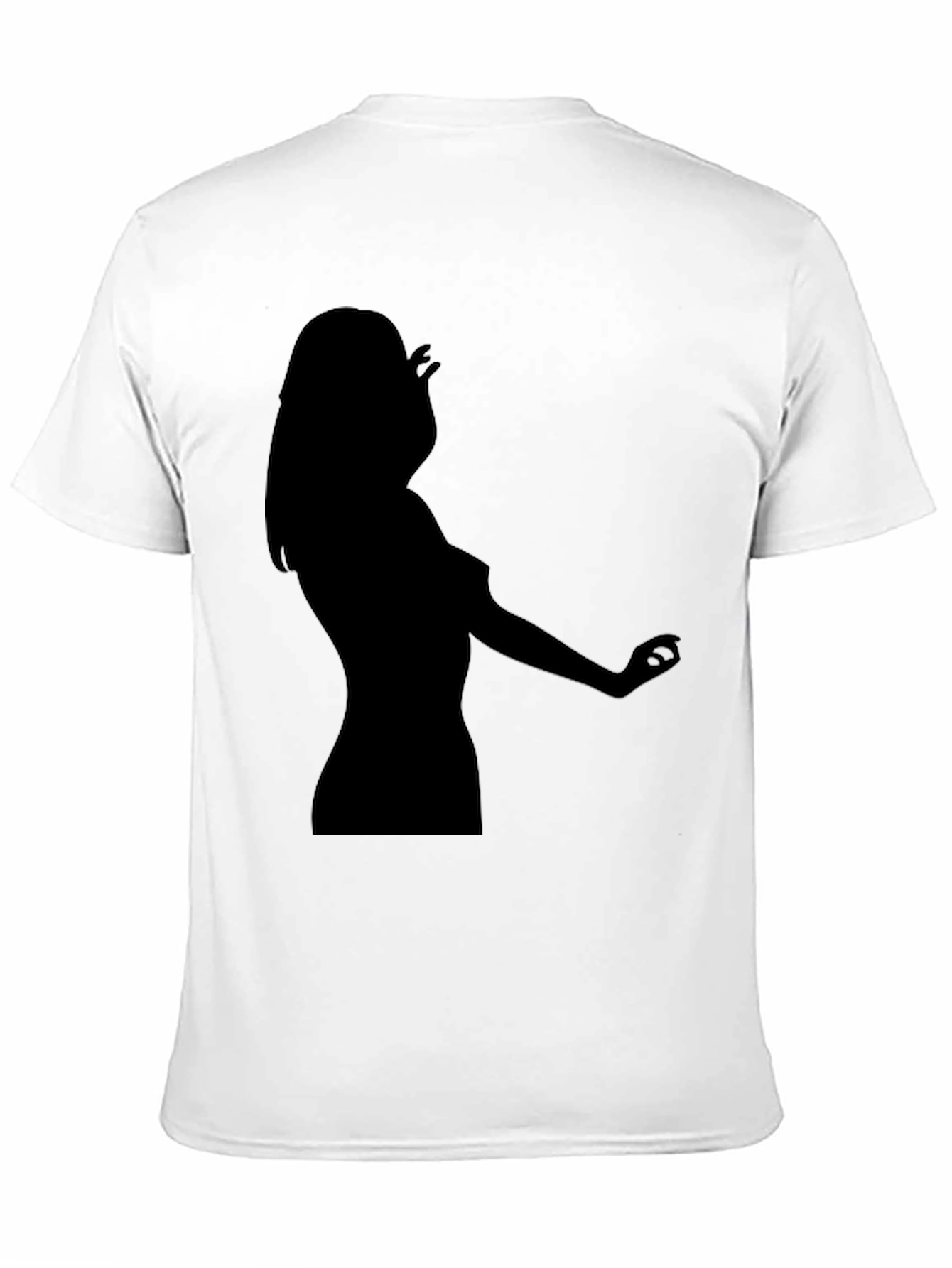 Black Tee - Silhouette Design