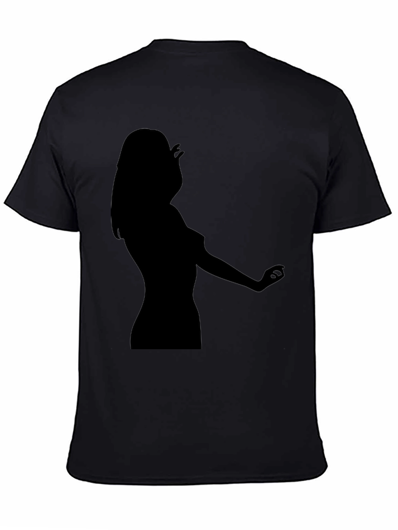Black Tee - Silhouette Design