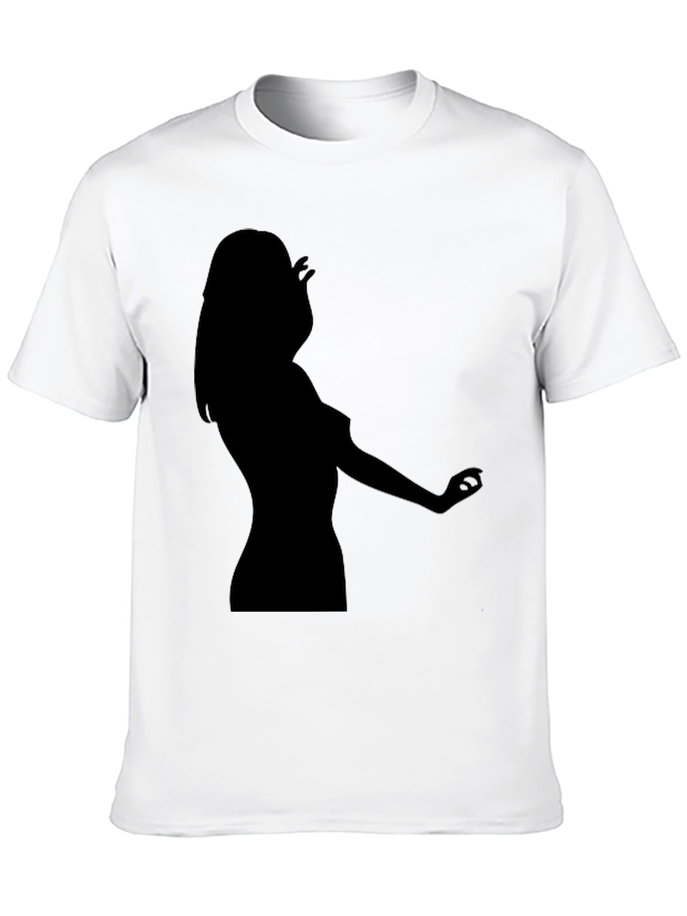 Black Tee - Silhouette Design