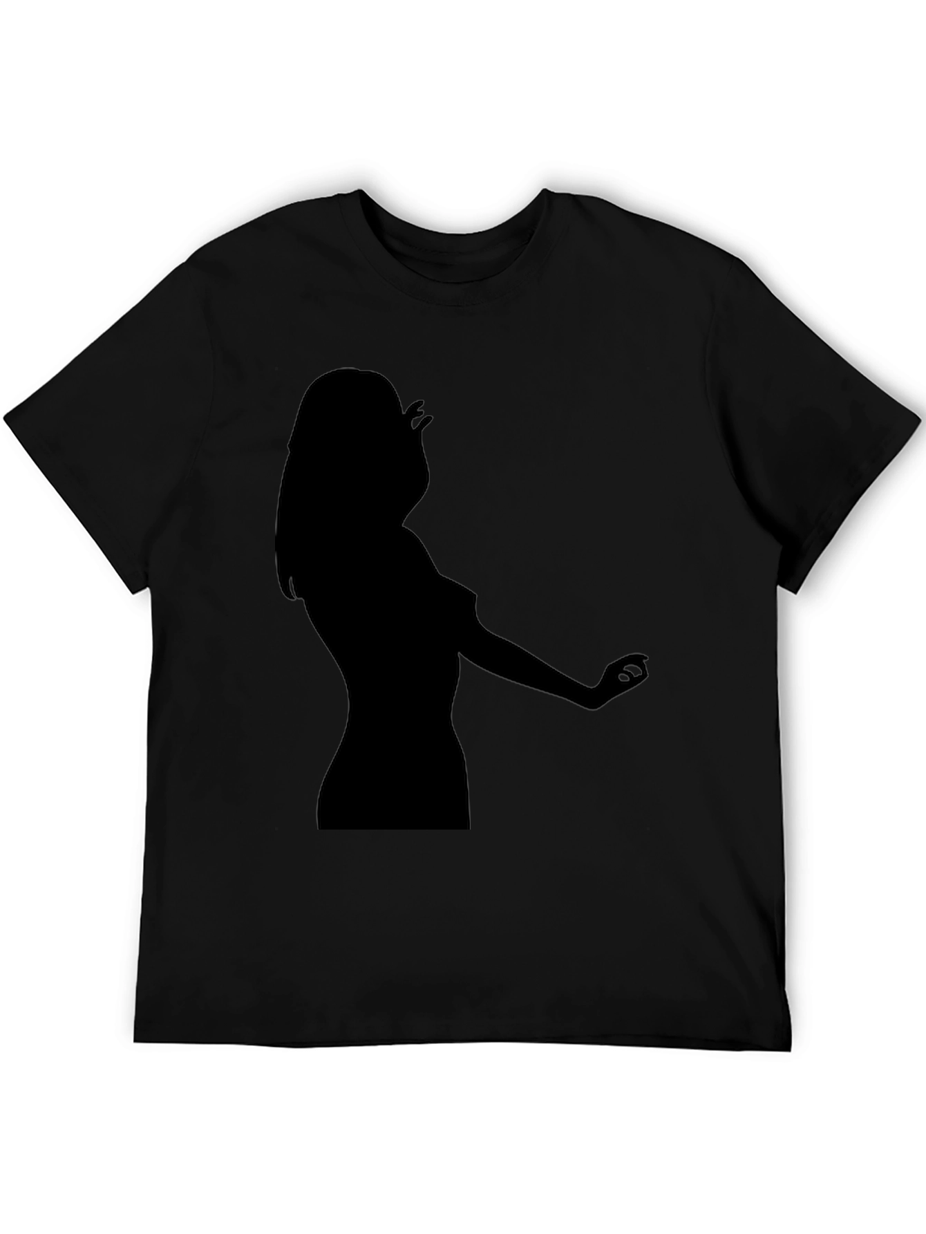 Black Tee - Silhouette Design