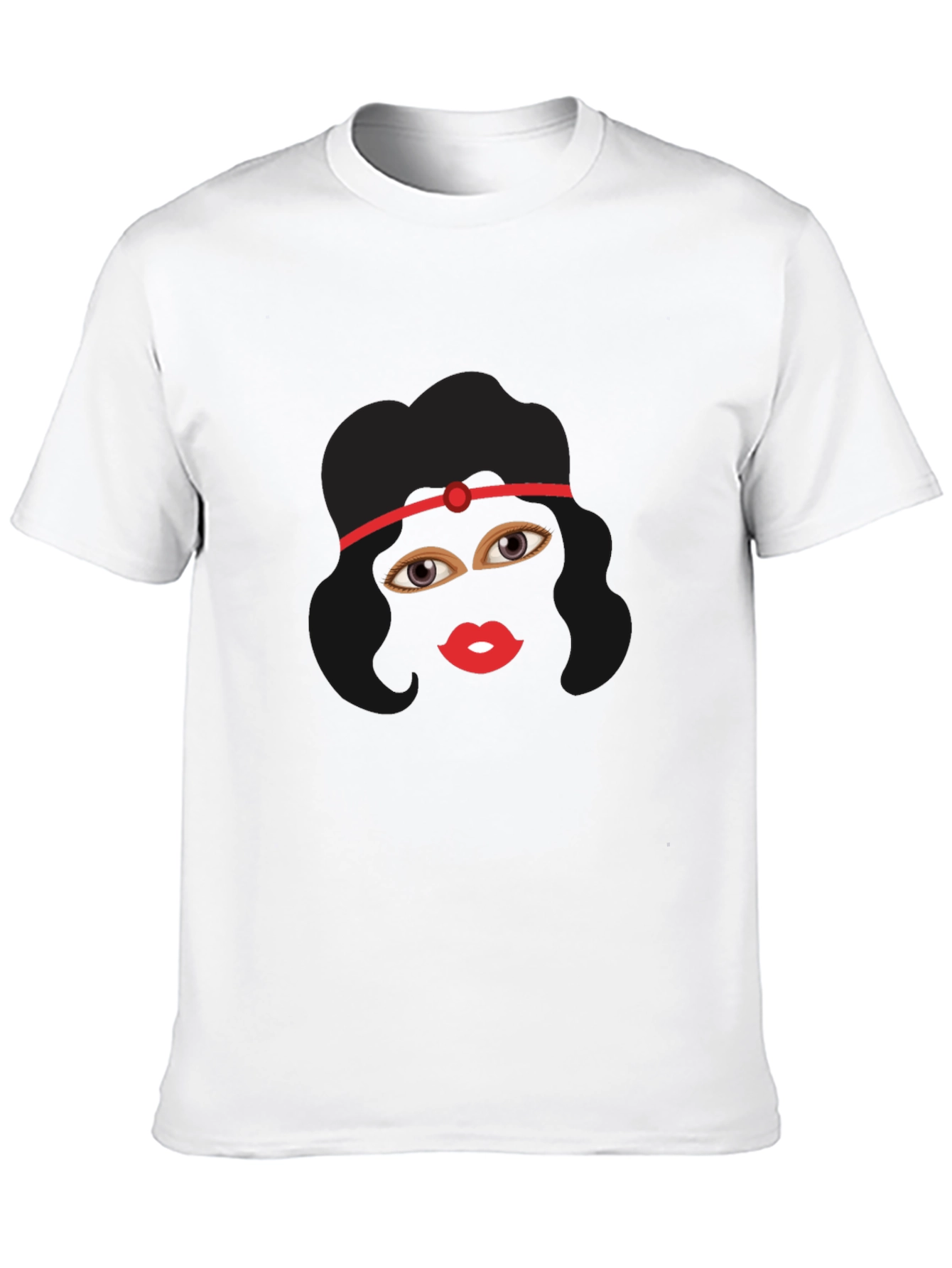 Ninja Girl Graphic Tee - Black Cotton T-Shirt