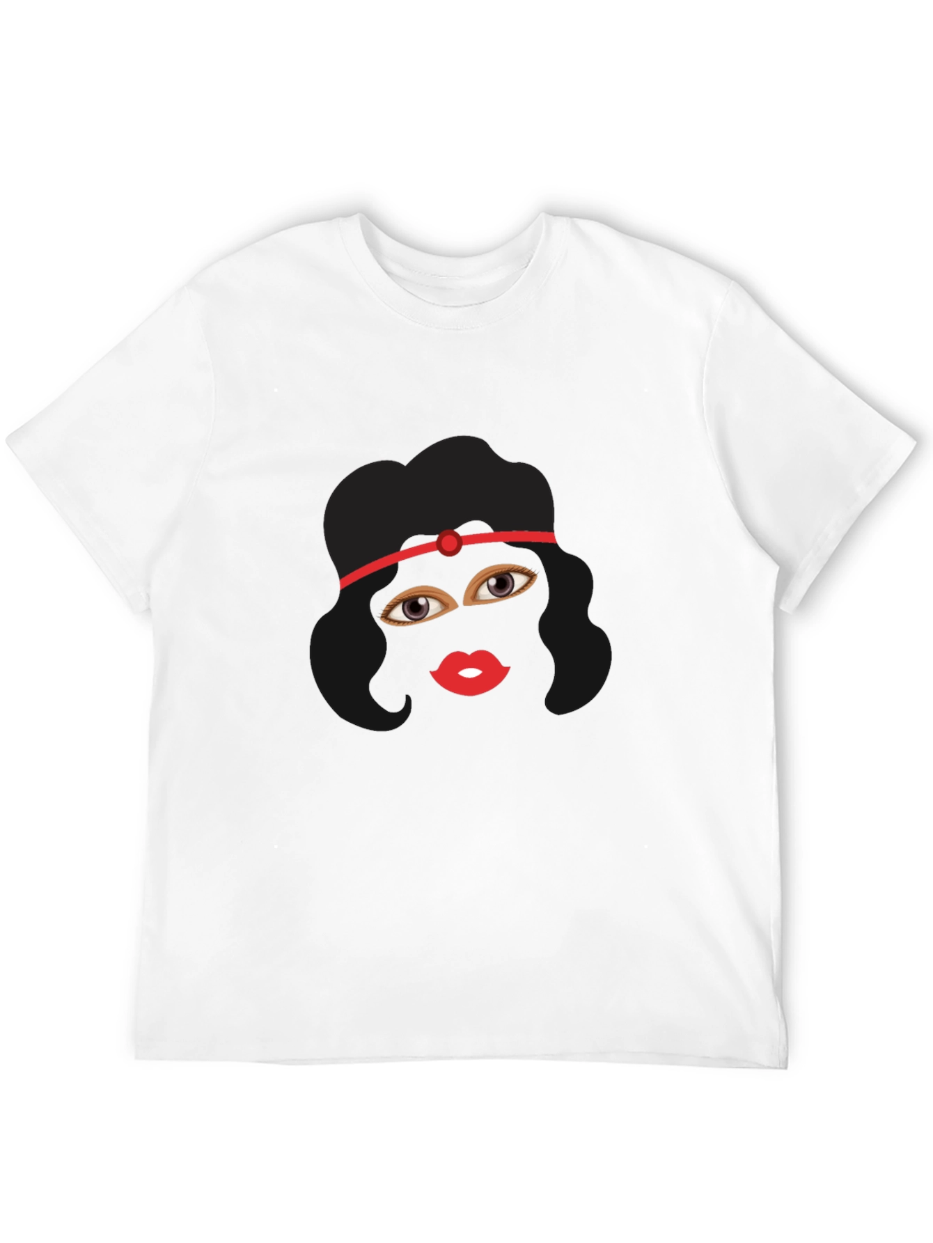 Ninja Girl Graphic Tee - Black Cotton T-Shirt