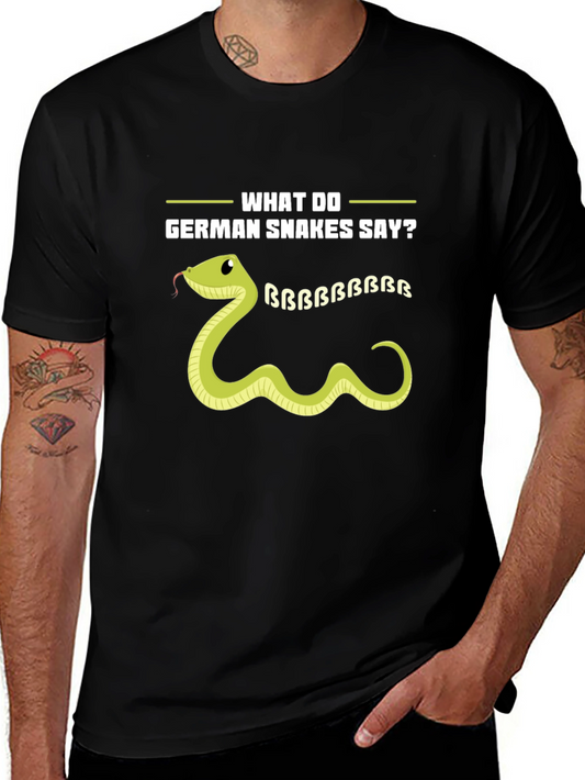 Funny German Snakes Graphic T-Shirt