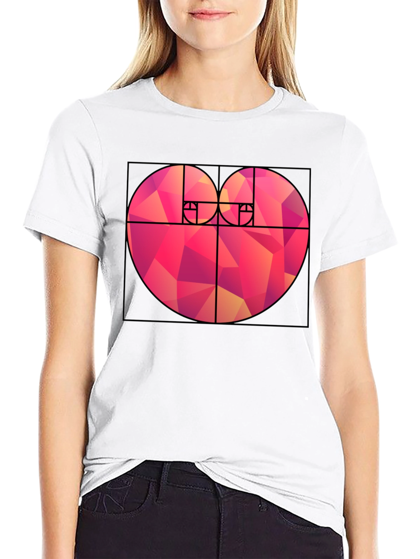 Geometric Heart T-Shirt